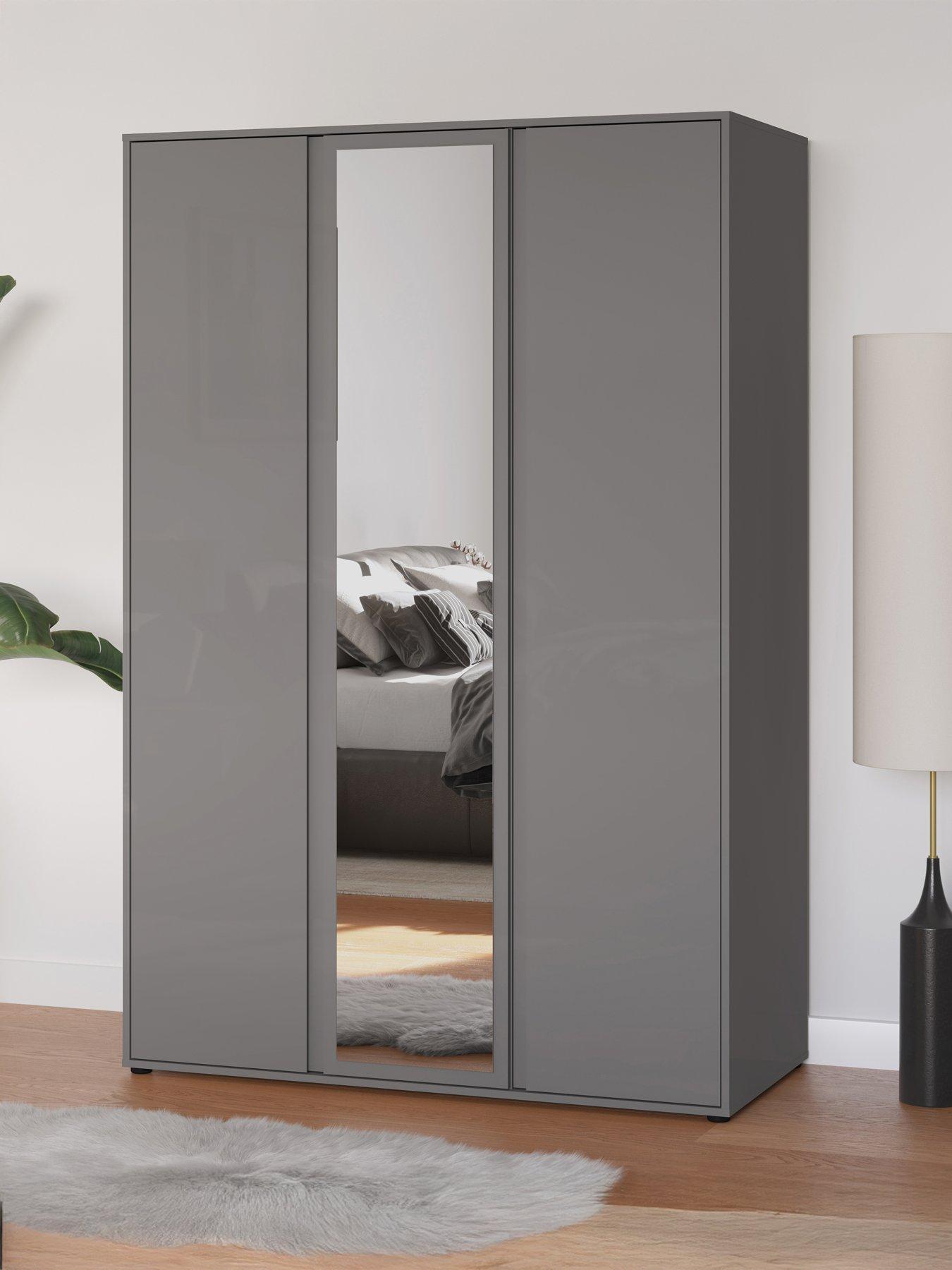very-home-layton-gloss-3-door-mirrored-wardrobe-grey-fscreg-certified