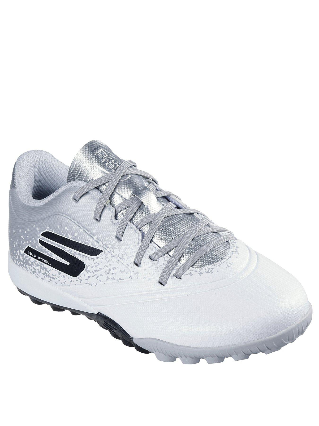  image of skechers-youth-skechers-razor-15-astro-turf-football-boots--silver