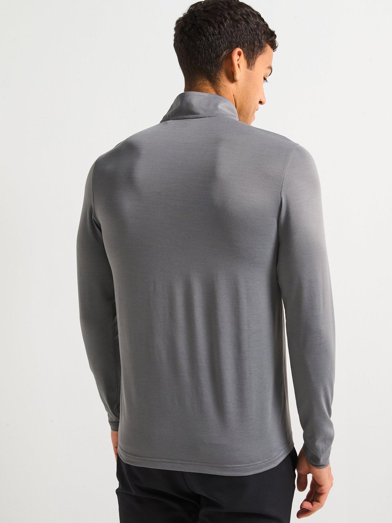 stillFront image of puma-mens-golf-icon-20-14-zip--grey