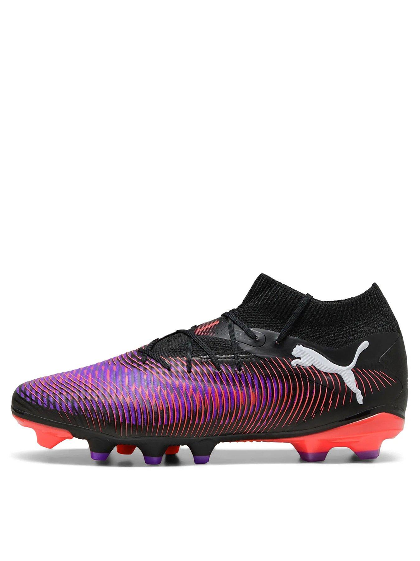 undefined Mens Future 8 Pro Firm Ground Football Boot - Black/Purple