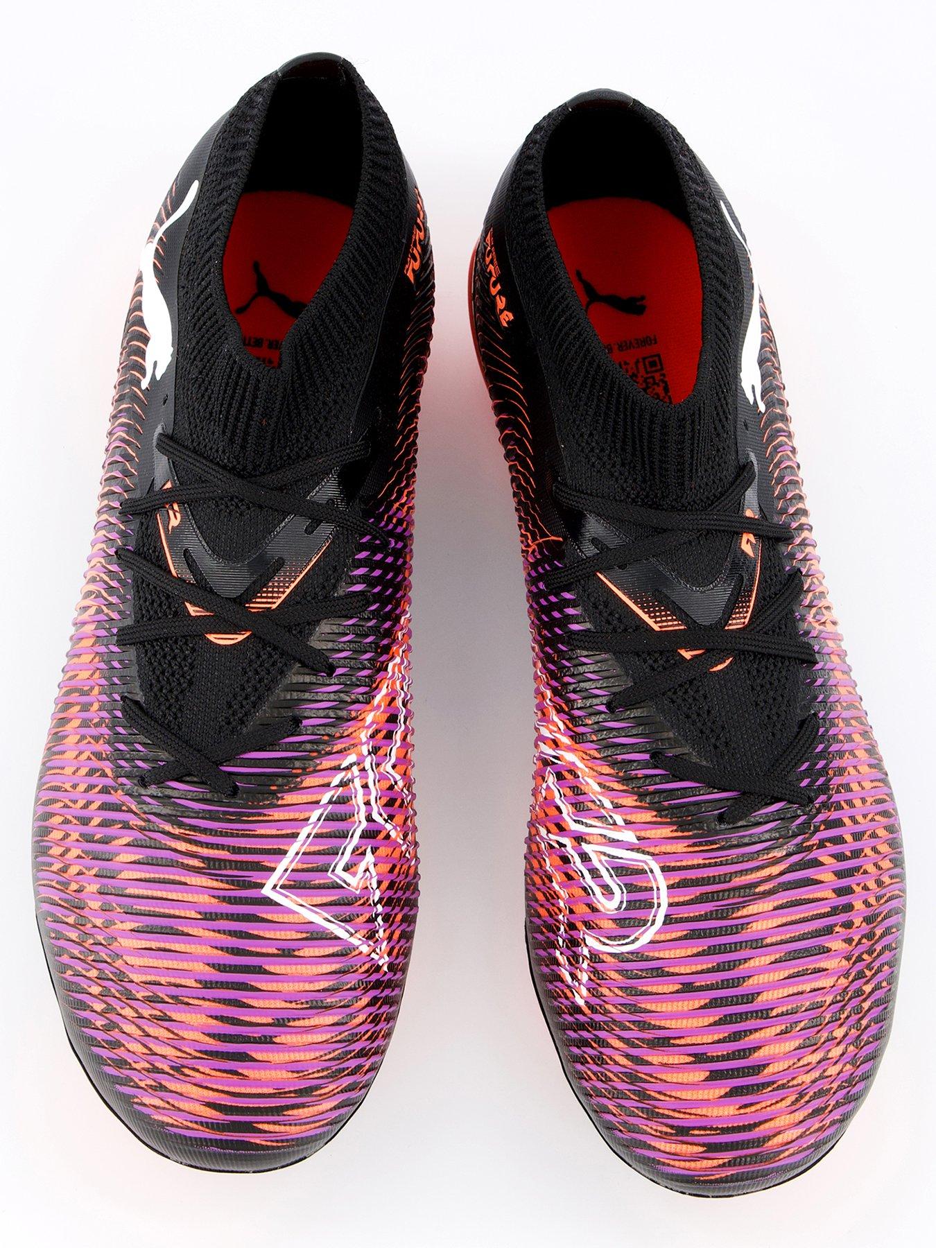 image of puma-womens-future-8-match-firm-ground-football-boot-blackpurple