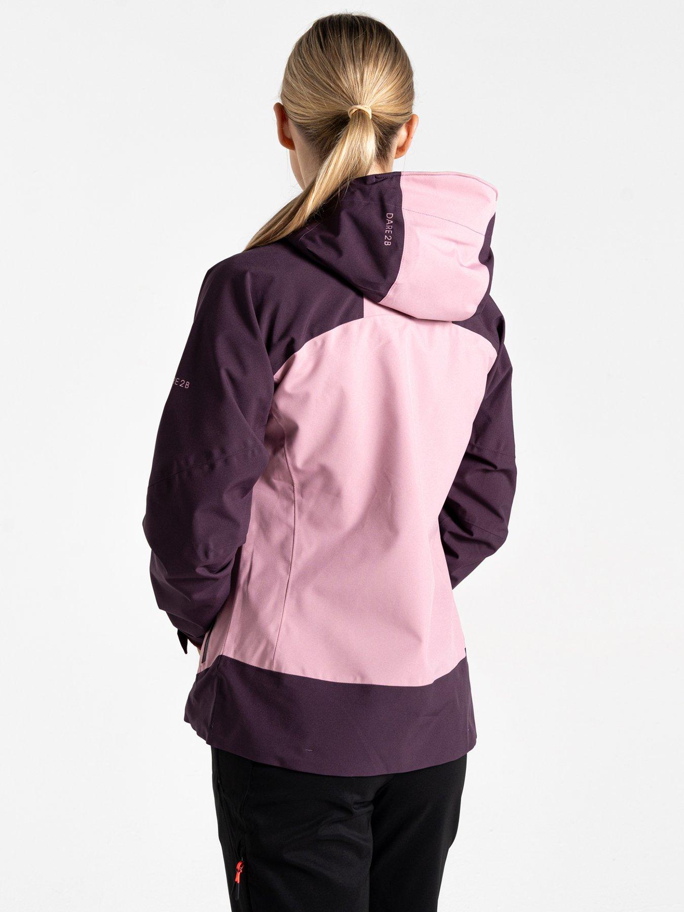 Image 3 of 6 of Dare 2b Womens Torrek II Waterproof Shell Jacket- Purple