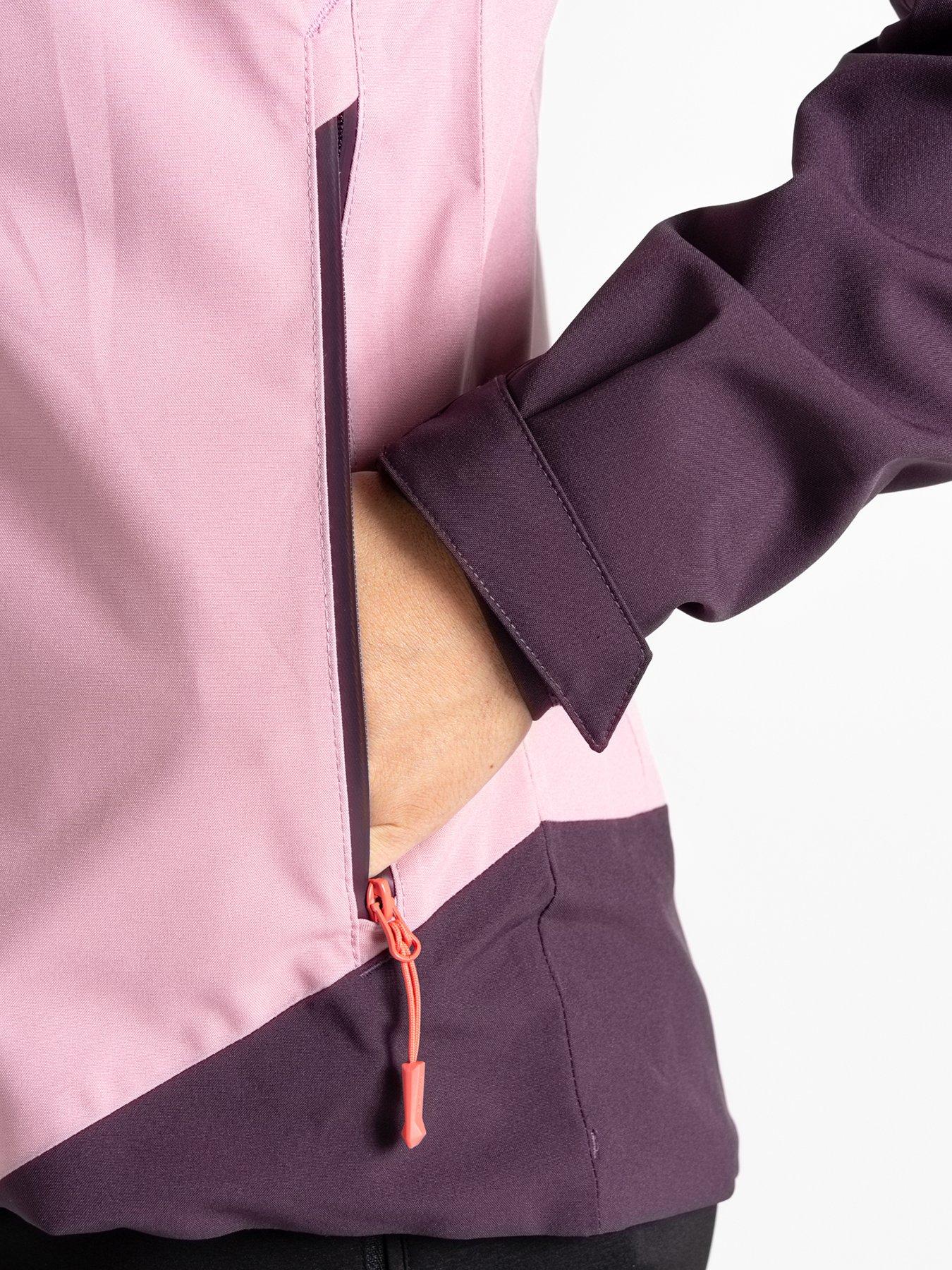 Image 4 of 6 of Dare 2b Womens Torrek II Waterproof Shell Jacket- Purple