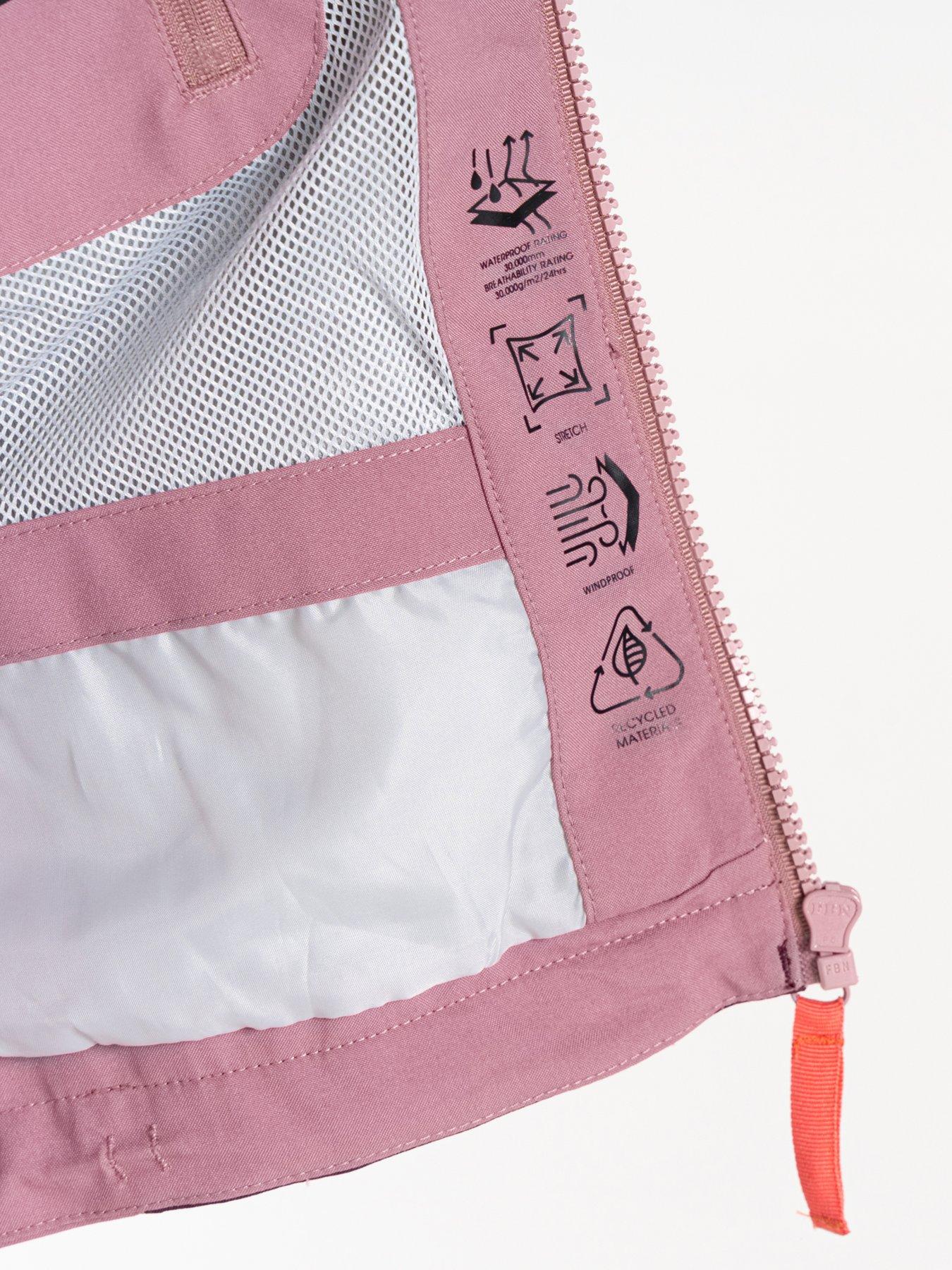 Image 5 of 6 of Dare 2b Kids Explore II Waterproof Shell Jacket - Pink