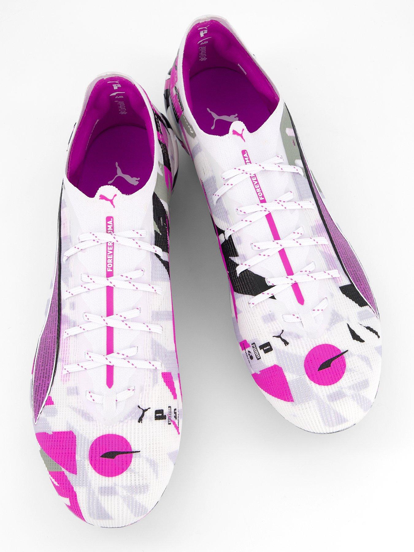  image of puma-mens-ultra-5-ultimate-forever-firm-ground-football-boots-white