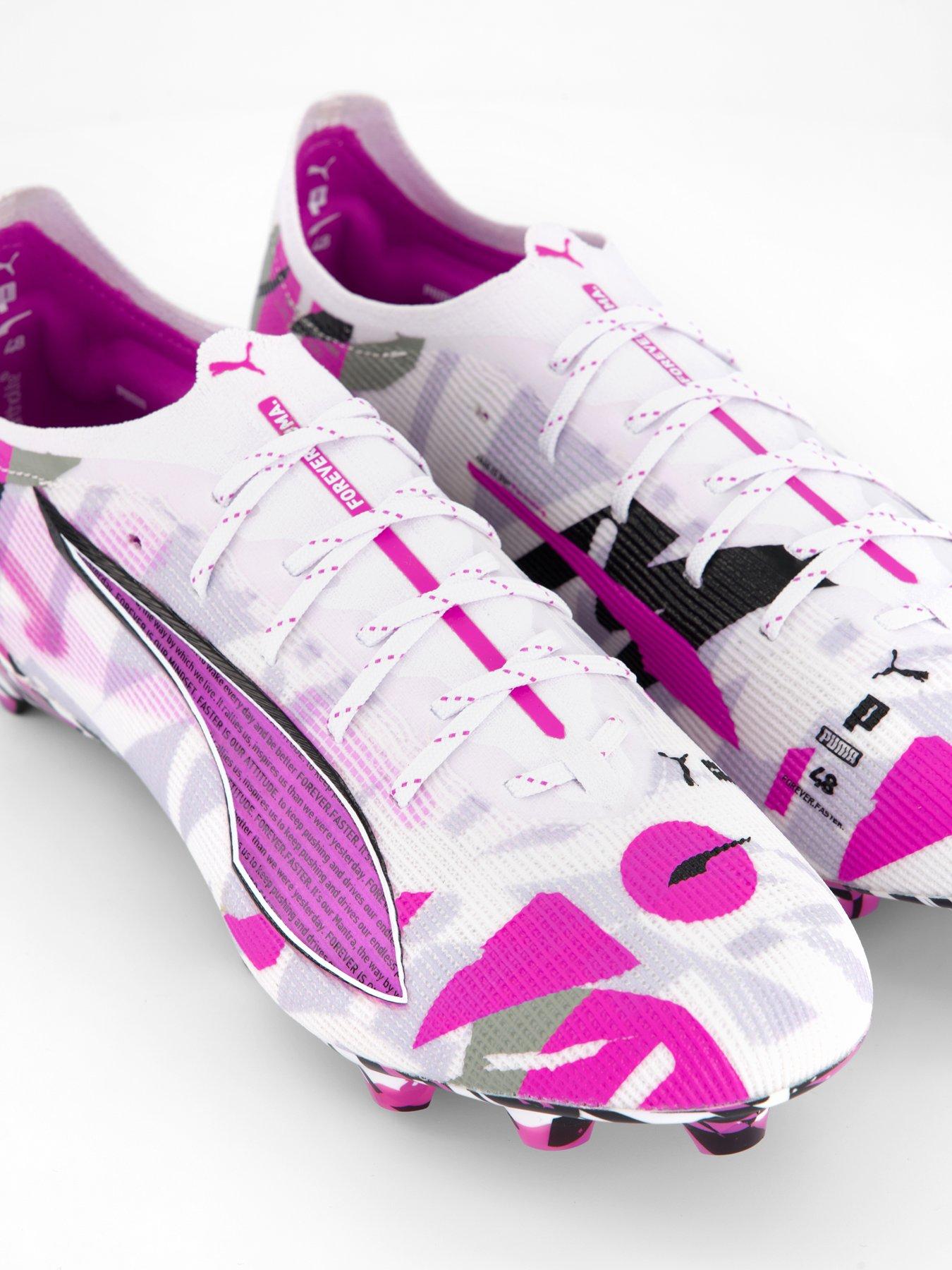  image of puma-mens-ultra-5-ultimate-forever-firm-ground-football-boots-white