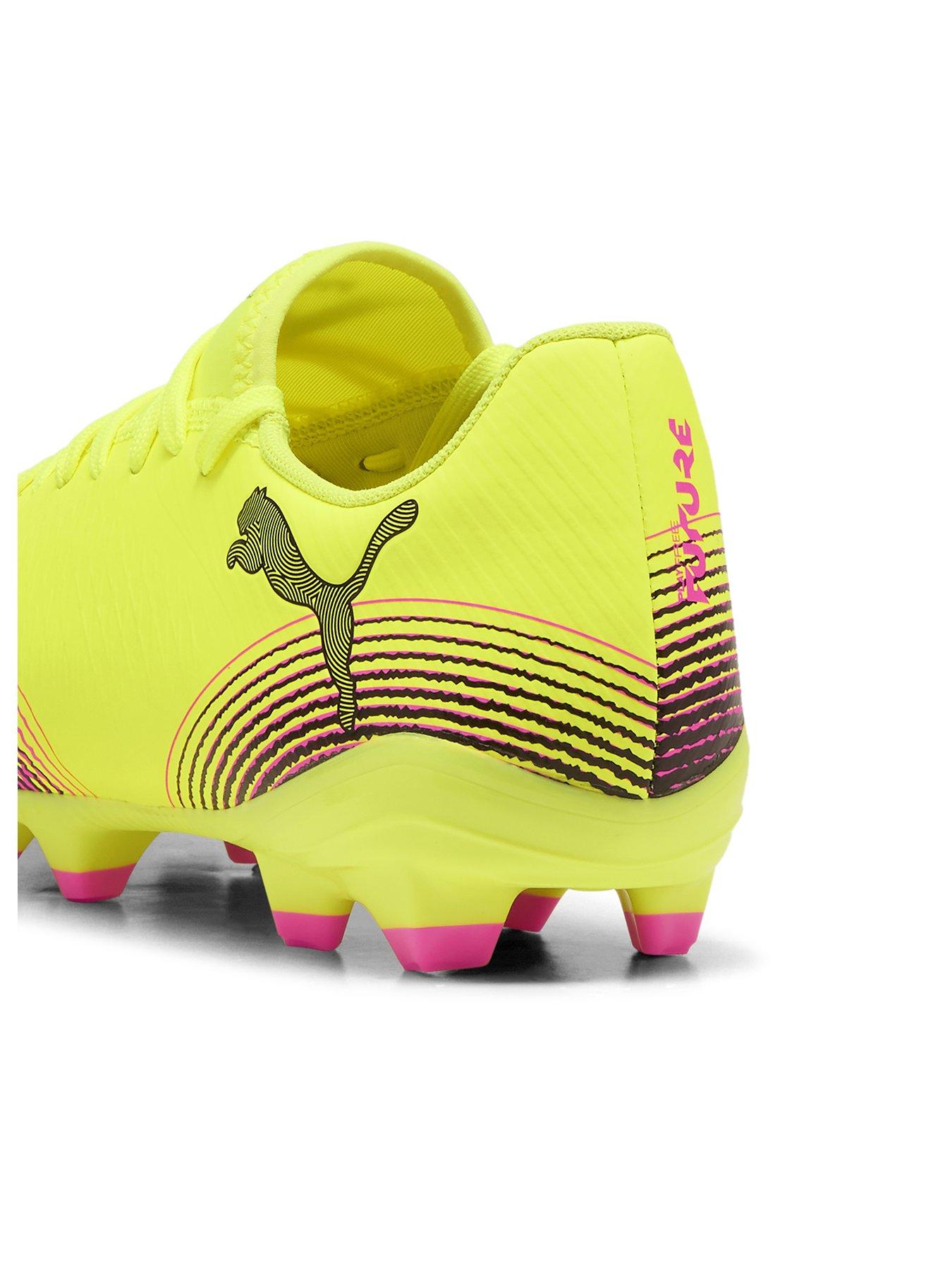  image of puma-womens-future-8-play-firm-ground-football-boots-yellow