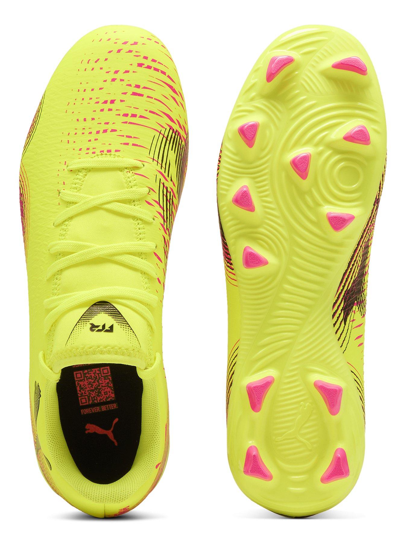  image of puma-womens-future-8-play-firm-ground-football-boots-yellow