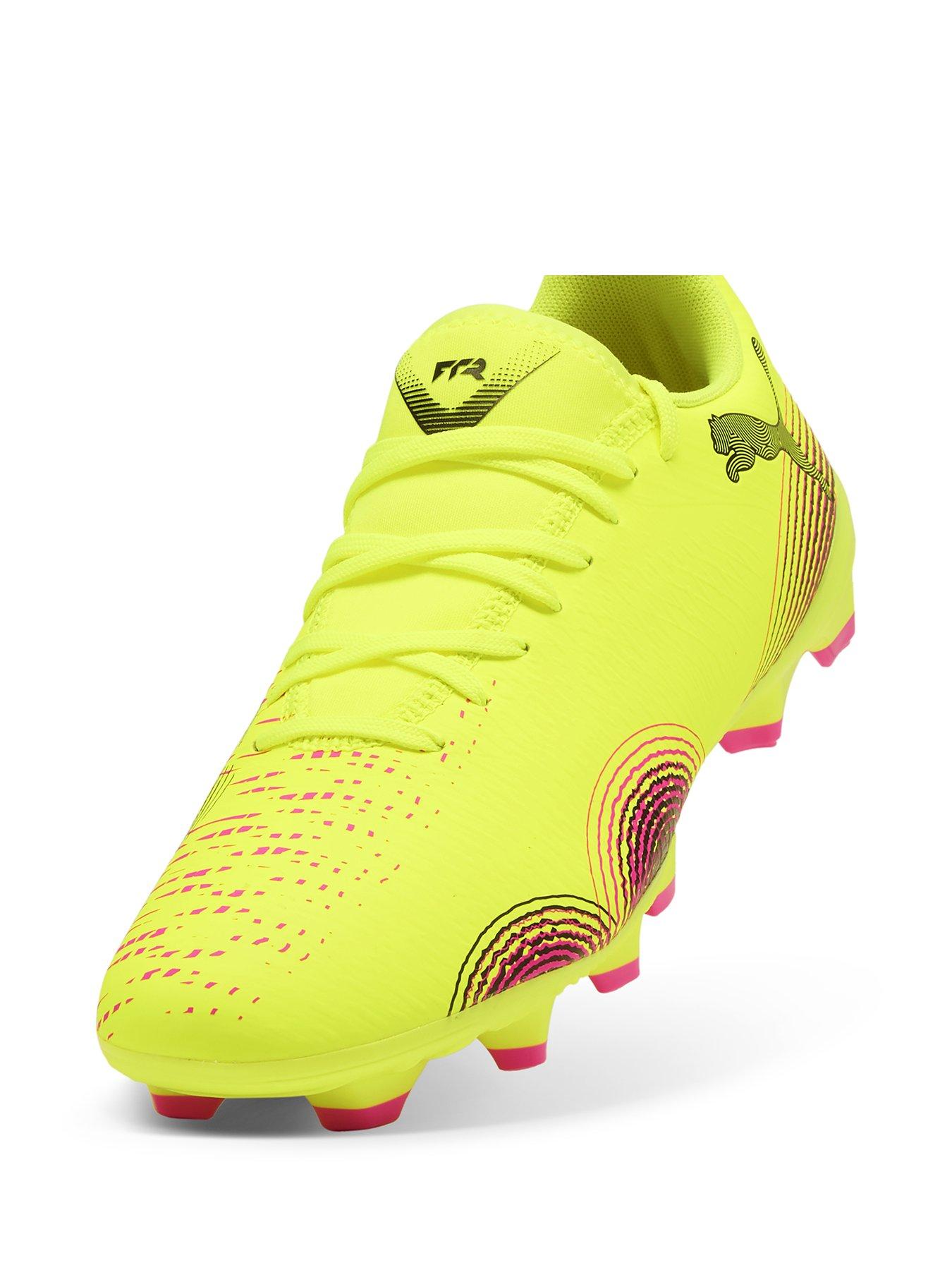  image of puma-womens-future-8-play-firm-ground-football-boots-yellow