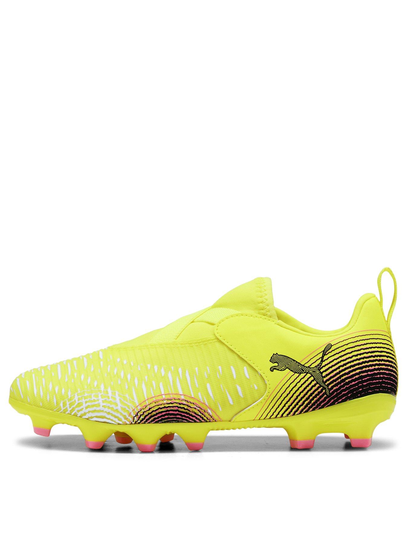 puma-junior-future-8-match-laceless-firm-ground-football-boots-yellow