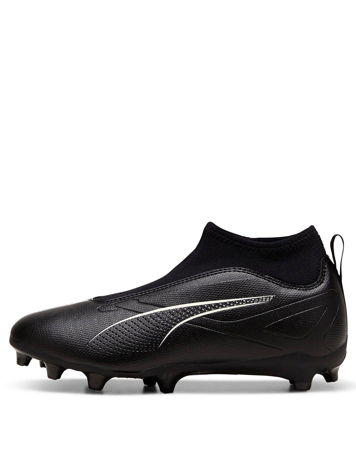 puma-junior-ultra-5-match-laceless-firm-ground-football-boot-blackyellow