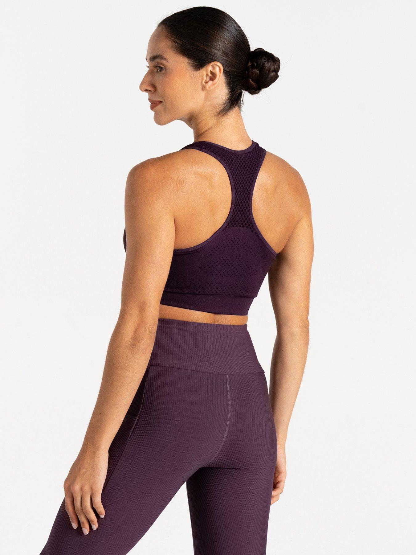  image of regatta-womens-dont-sweat-it-ii-sports-bra--purple