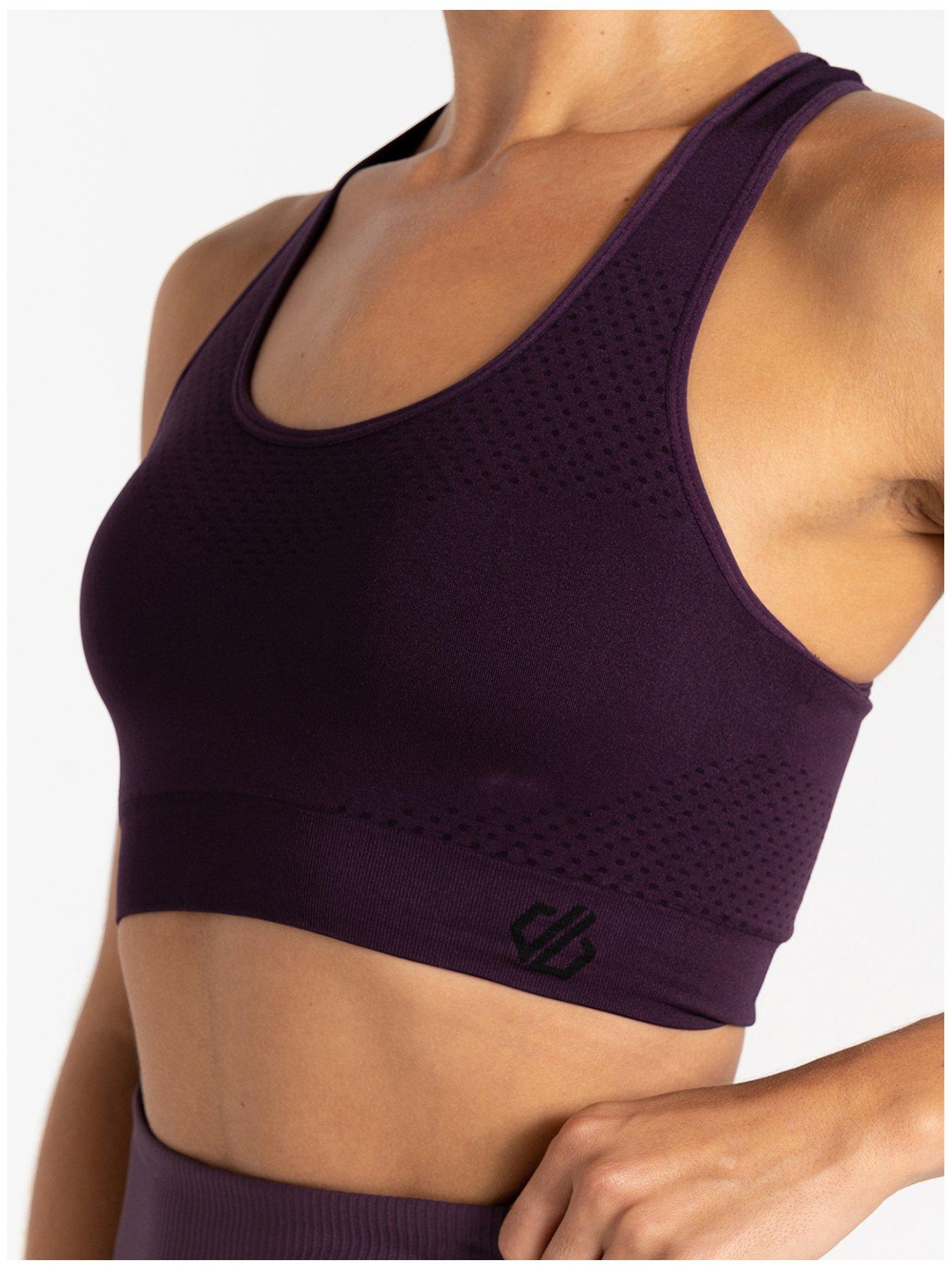  image of regatta-womens-dont-sweat-it-ii-sports-bra--purple