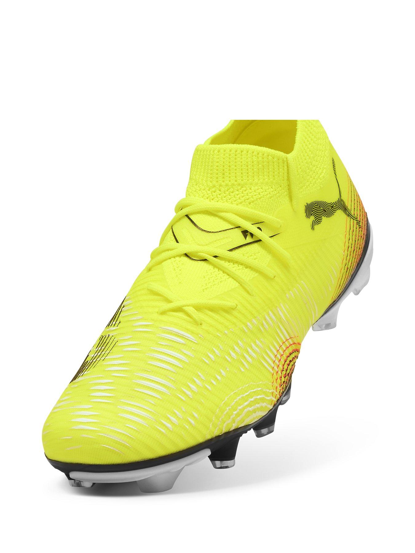  image of puma-womens-future-8-match-firm-ground-football-boot--yellow