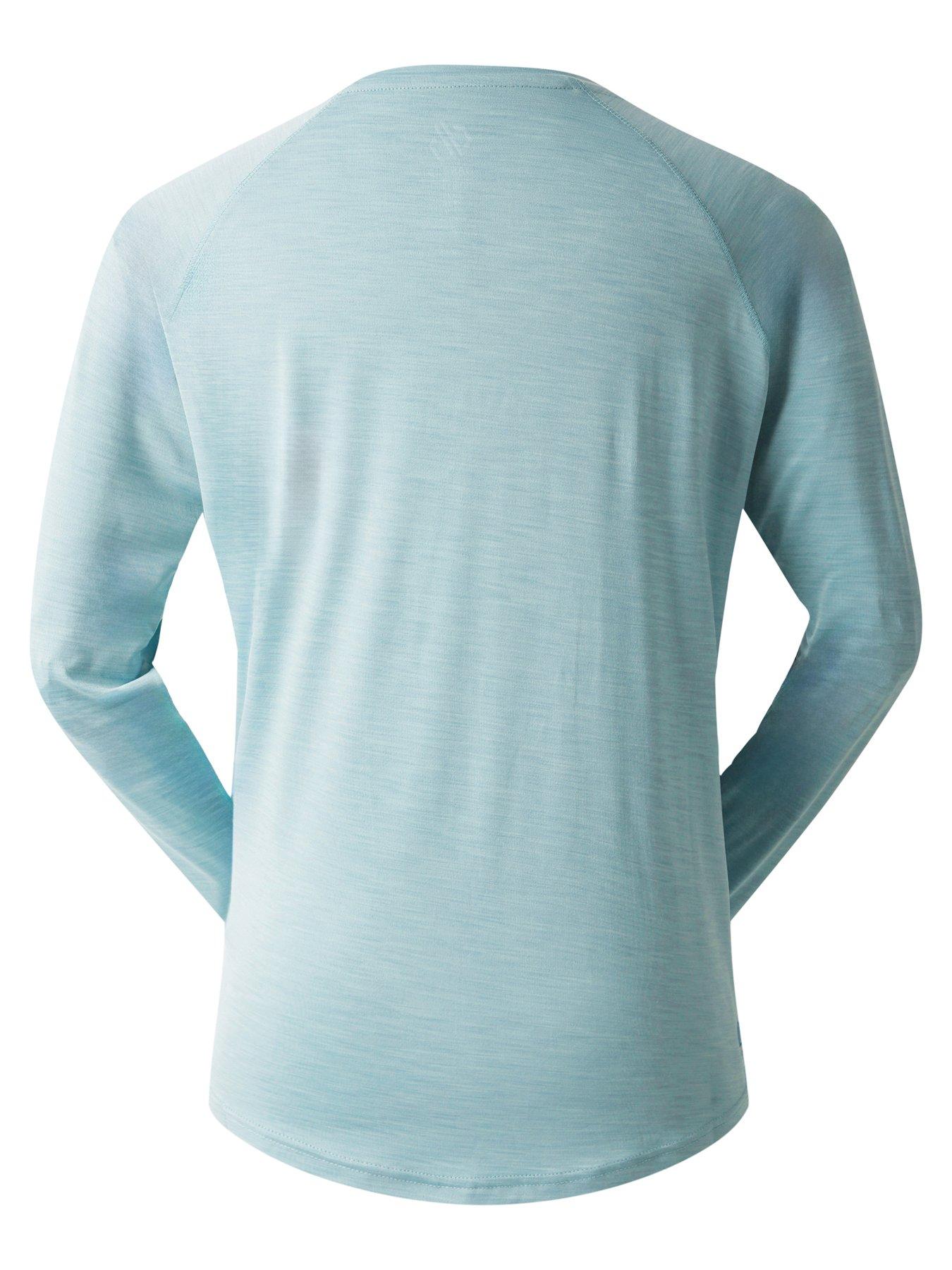  image of regatta-womens-discern-long-sleeve-t-shirt-workout-top-green