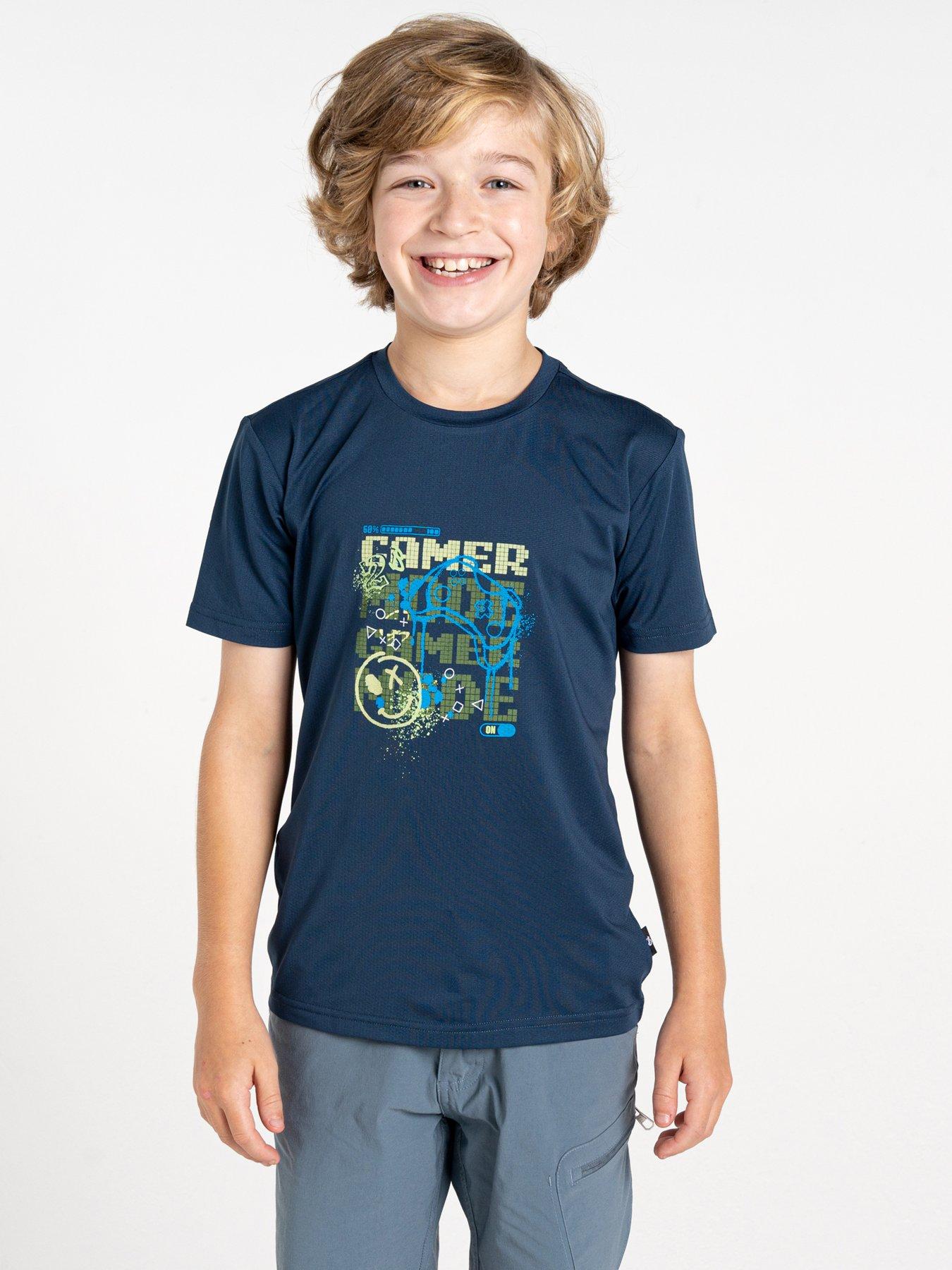  image of dare-2b-kids-amuse-ii-t-shirt--navy