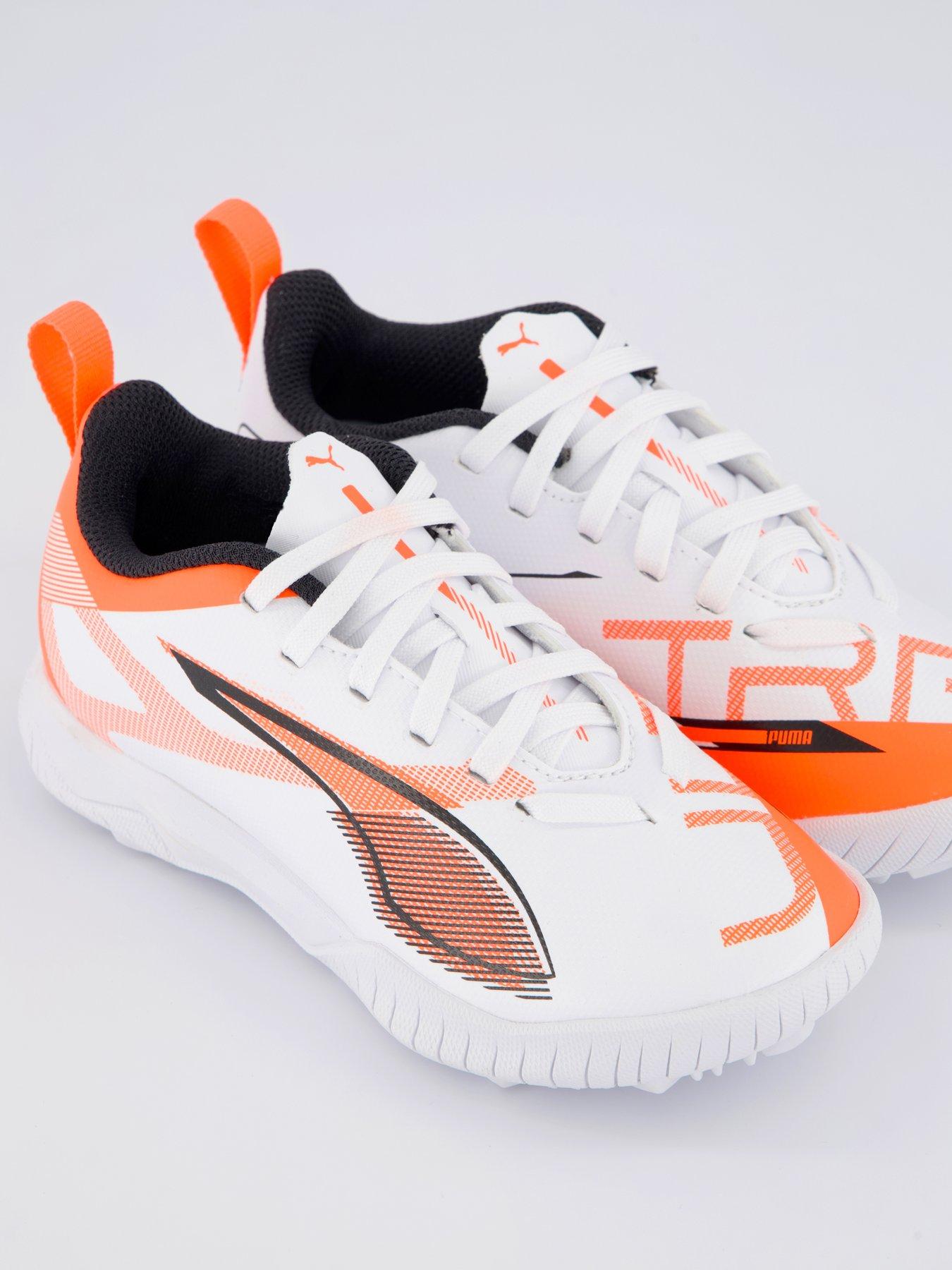  image of puma-junior-ultra-5-play-astro-turf-football-boots-white