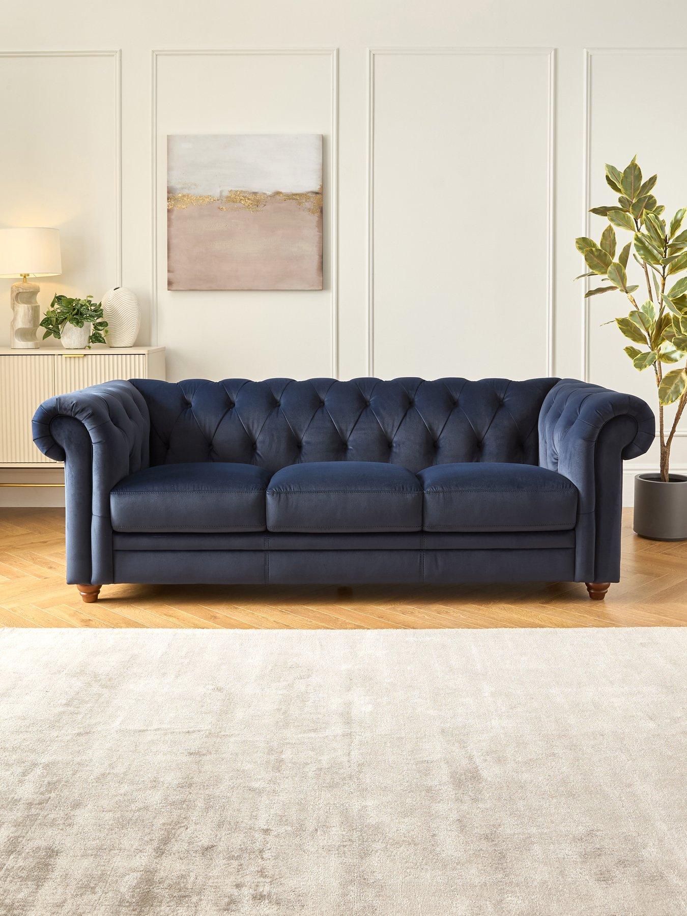 Very Home Cheltenham 3 Seater Standard Back Fabric Sofa