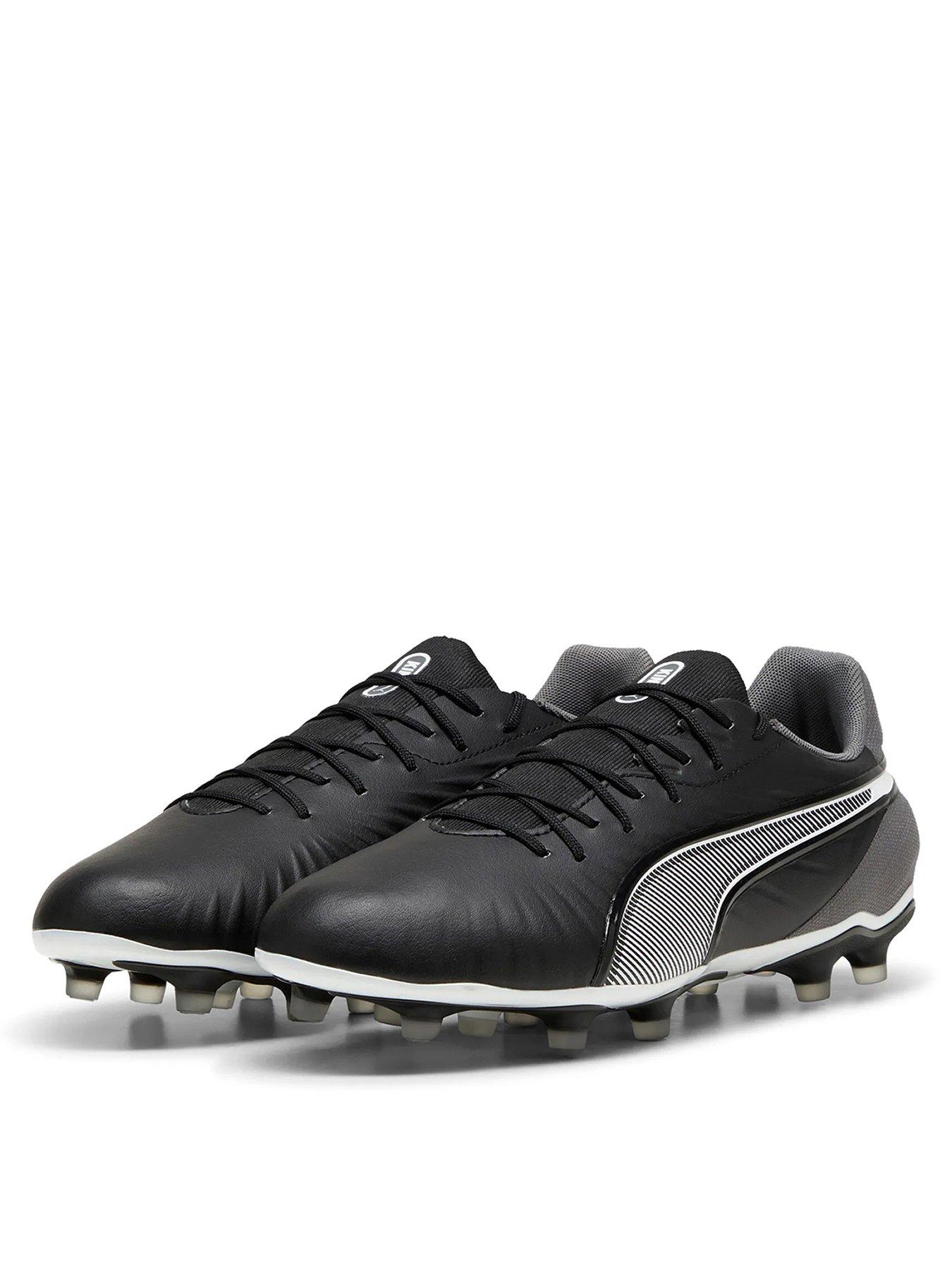  image of puma-mens-king-match-firm-ground-football-boots-black