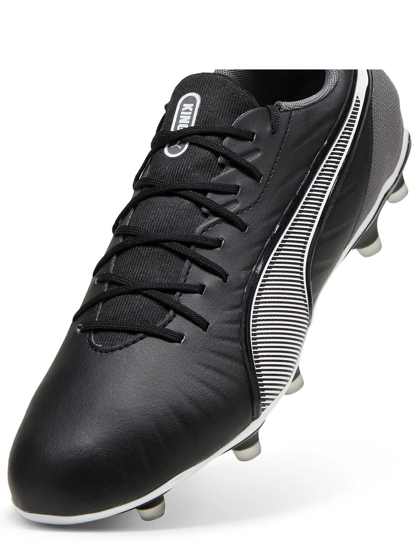  image of puma-mens-king-match-firm-ground-football-boots-black