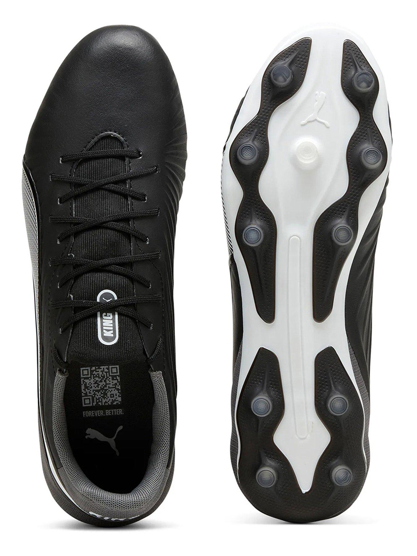  image of puma-mens-king-match-firm-ground-football-boots-black
