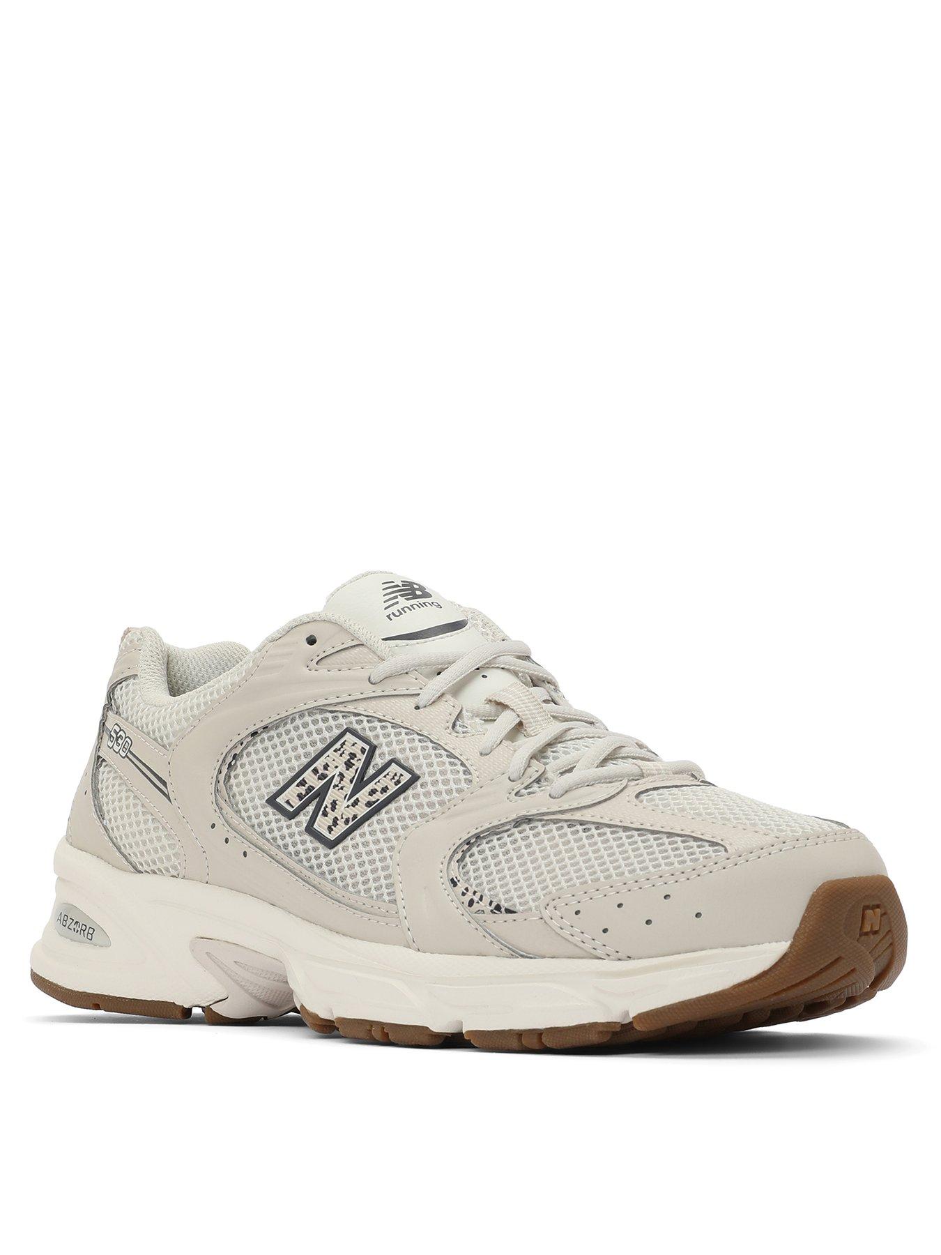 Image 2 of 6 of New Balance Womens 530 Leopard Print Trainers - Beige