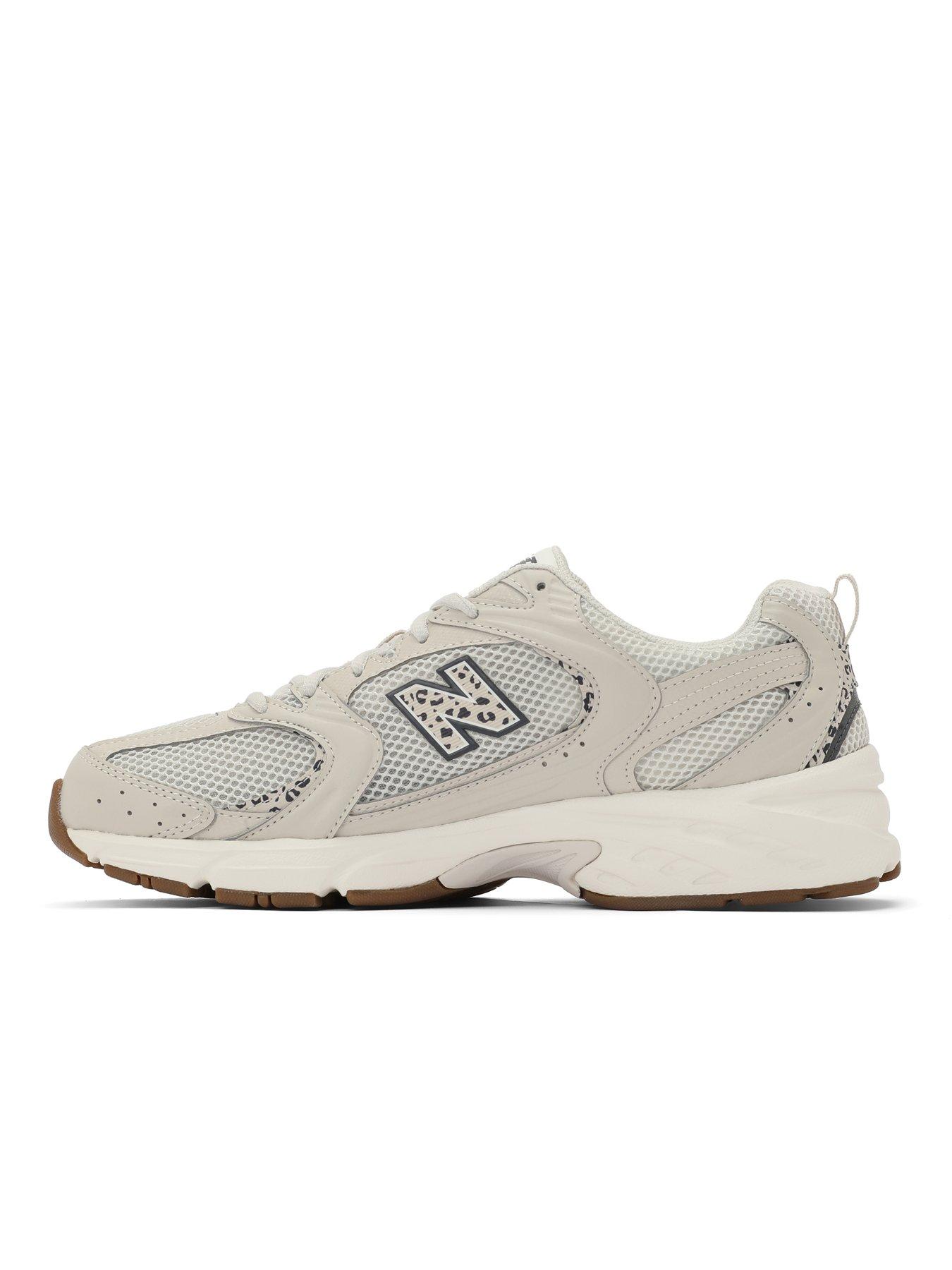  image of new-balance-womens-530-leopard-print-trainers-beige