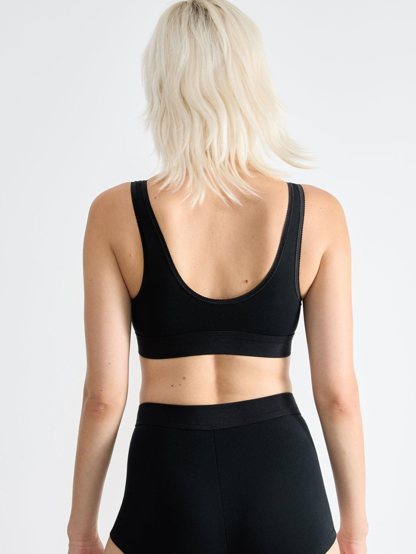  image of sloggi-double-comfort-crop-top-black