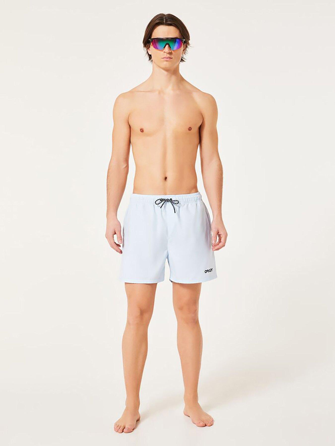 Oakley Mens Beach Volley 16 Inch Beachshort - Light Blue