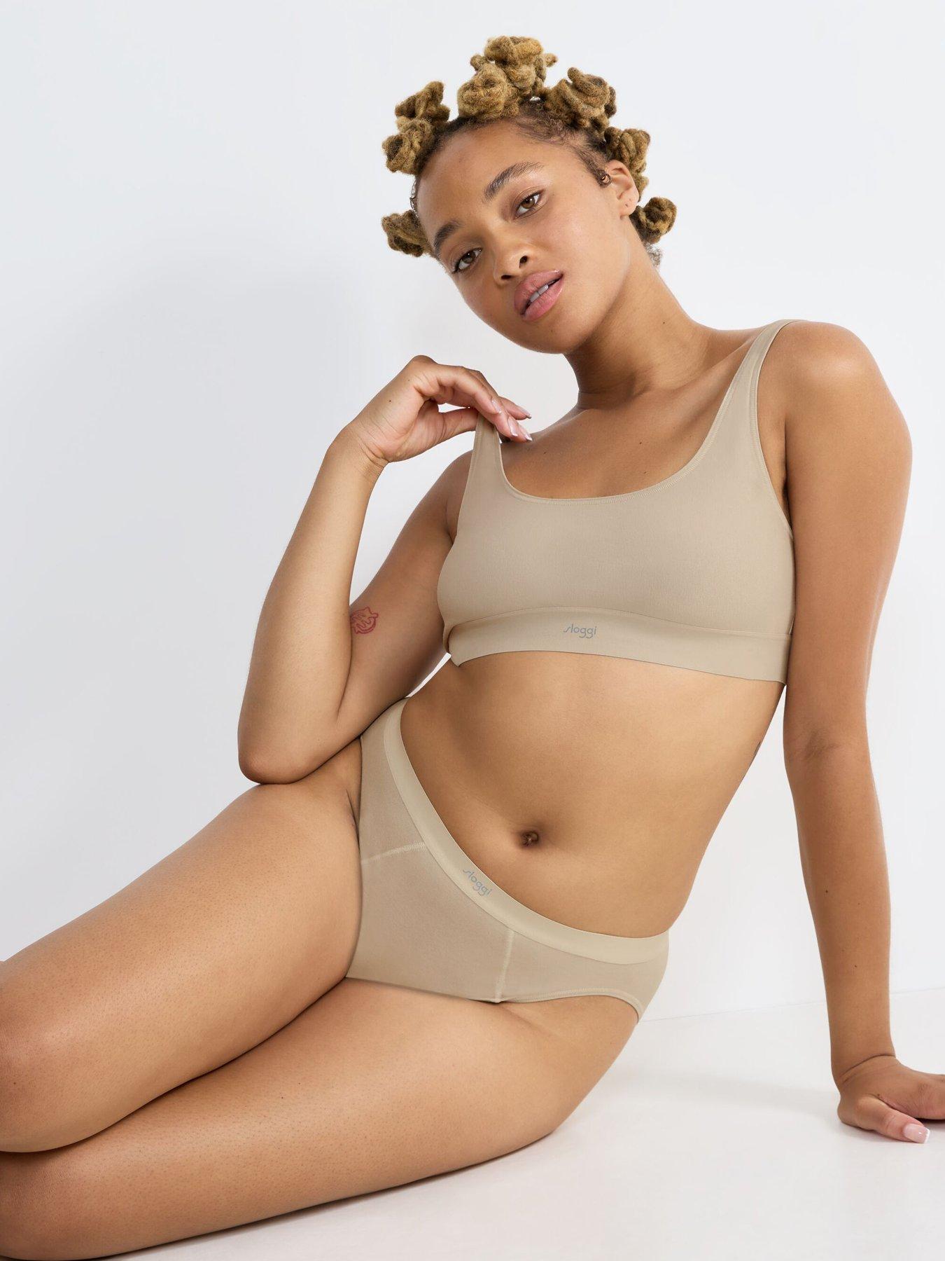 undefined sloggi EVER Ease Crop Top - Beige