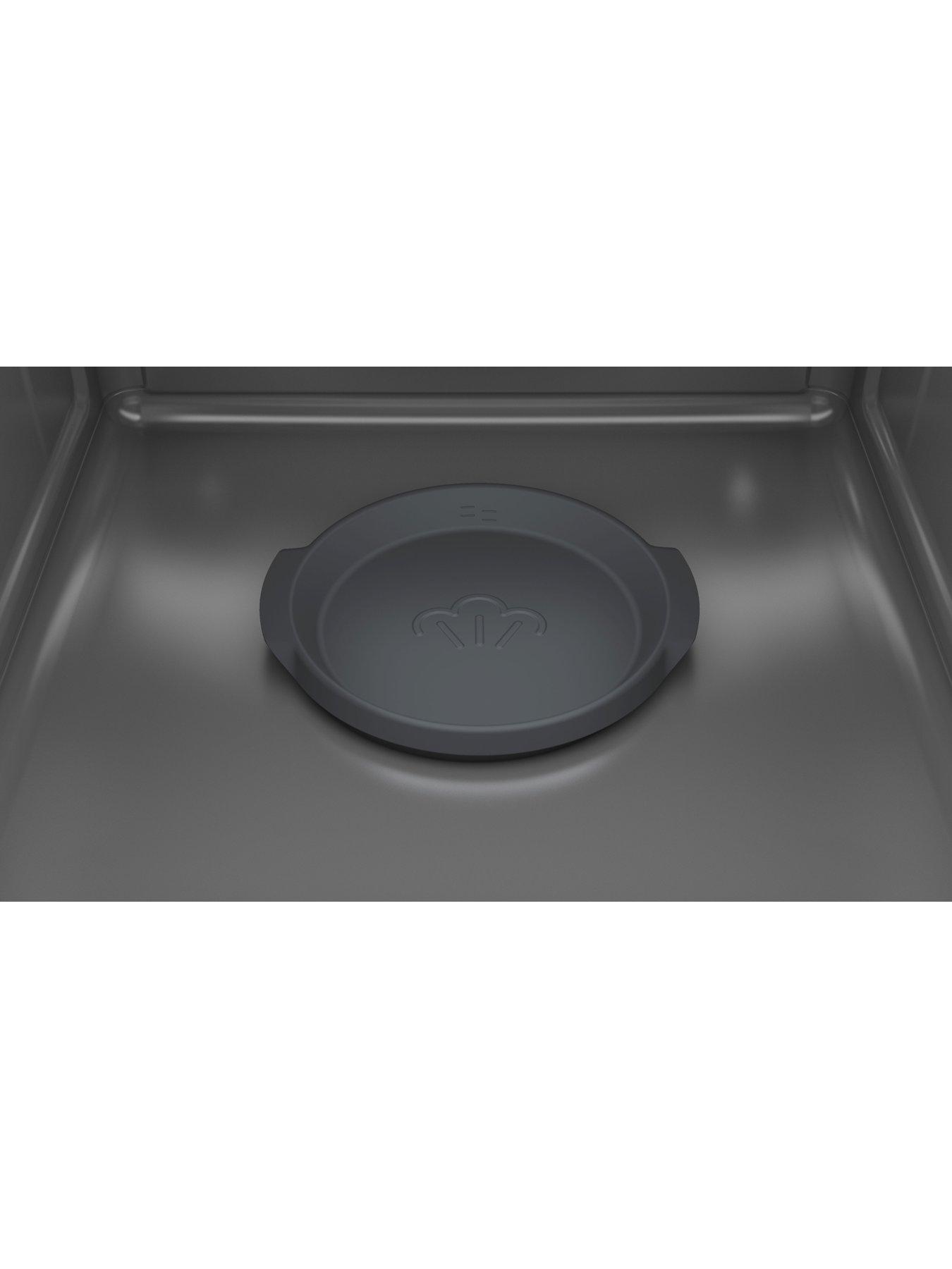  image of bosch-series-4-hqa534bb3b-built-in-electric-single-oven-with-hotair-steam-black