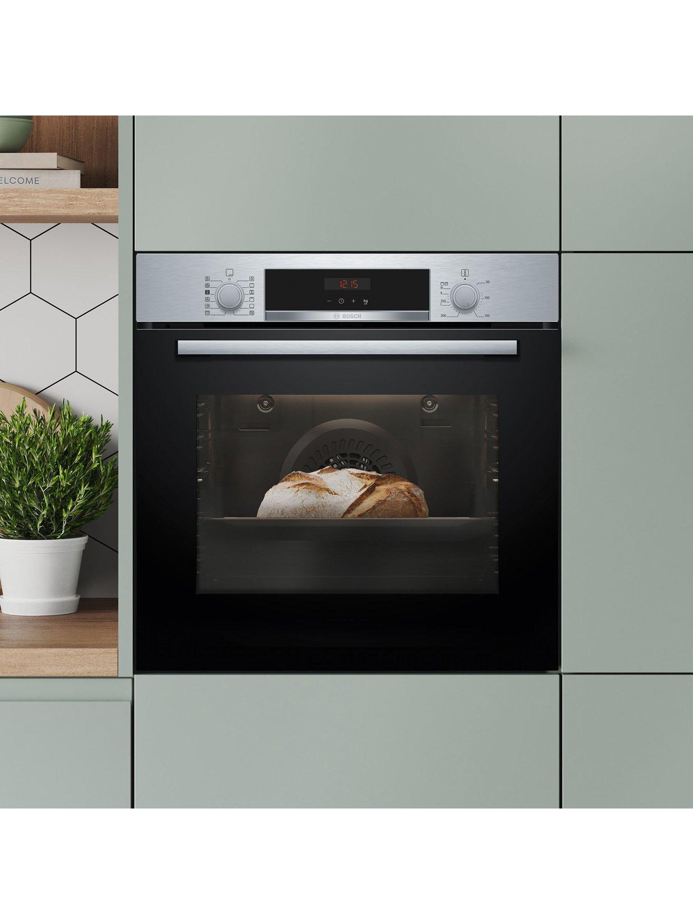 Image 2 of 6 of Bosch Series 4 HQA574BS3B Built-in Electric Single Oven with Pyrolytic Cleaning - Stainless Steel - A+ Rated