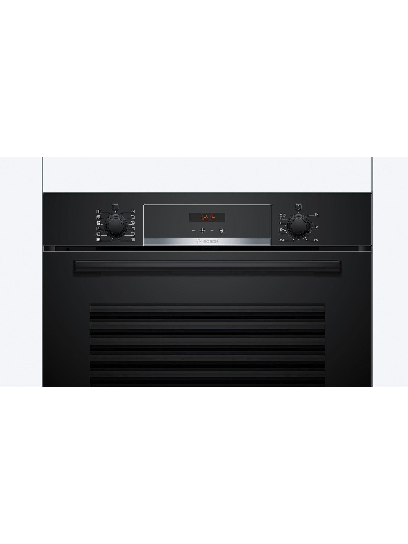  image of bosch-series-4-hqa574bb3b-built-in-electric-single-oven-with-pyrolytic-cleaning-black