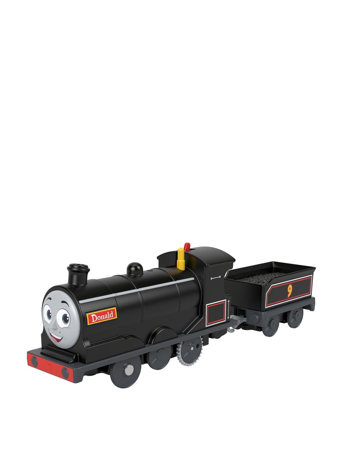 undefined Donald Motorized Toy Train Engine with Cargo Car for Preschool Kids