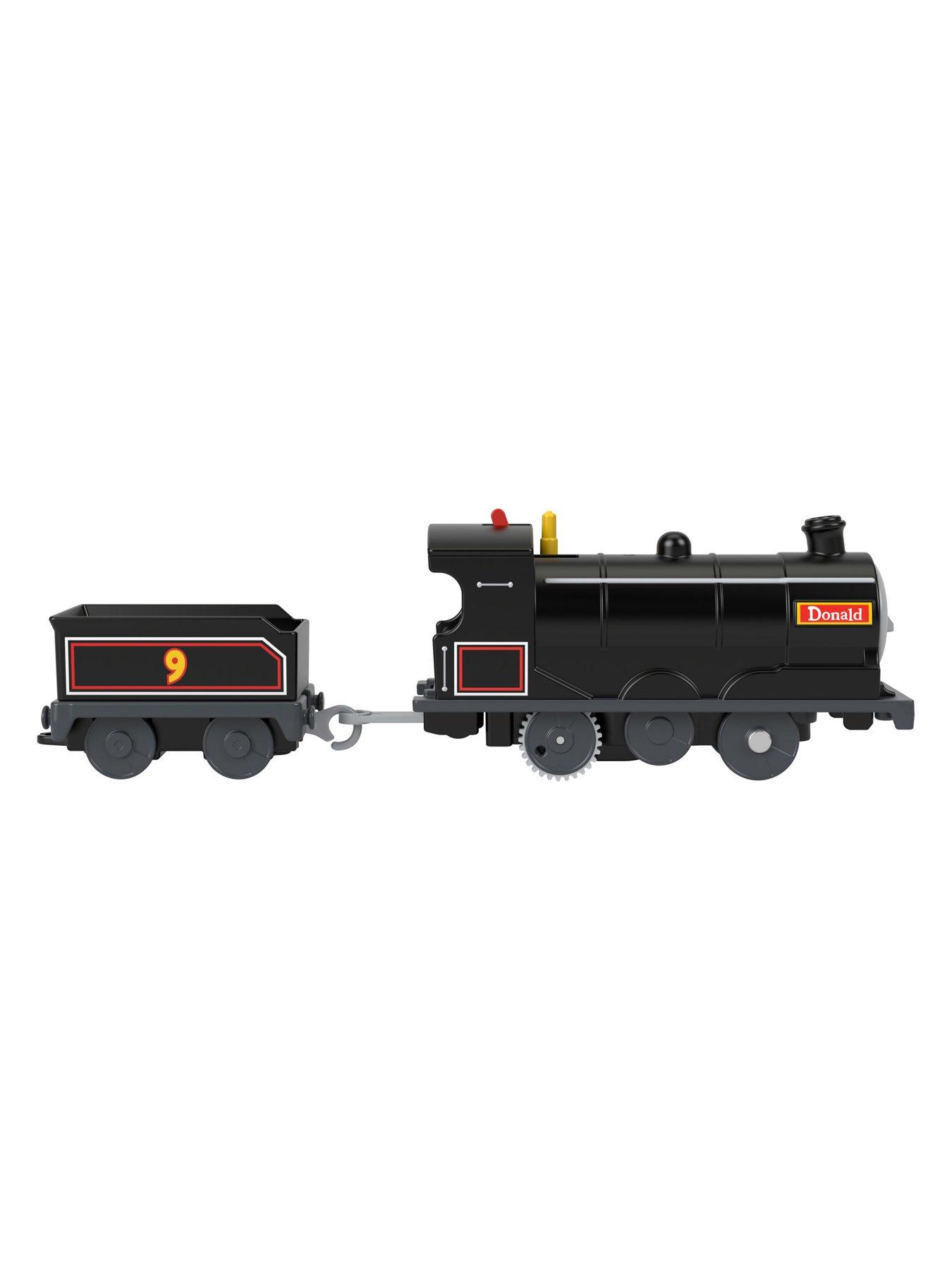 Image 4 of 7 of Thomas & Friends Donald Motorized Toy Train Engine with Cargo Car for Preschool Kids