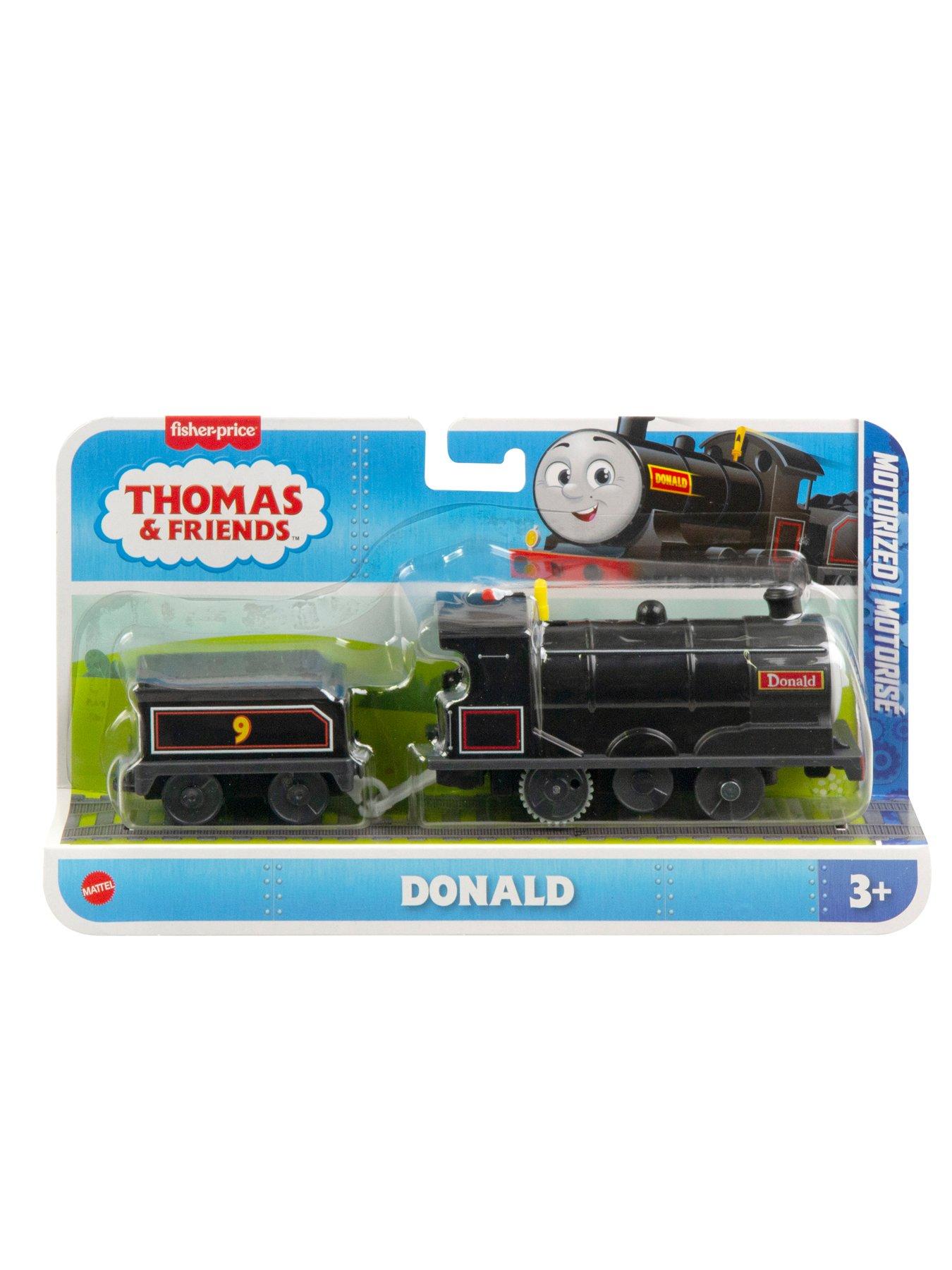 Image 7 of 7 of Thomas & Friends Donald Motorized Toy Train Engine with Cargo Car for Preschool Kids