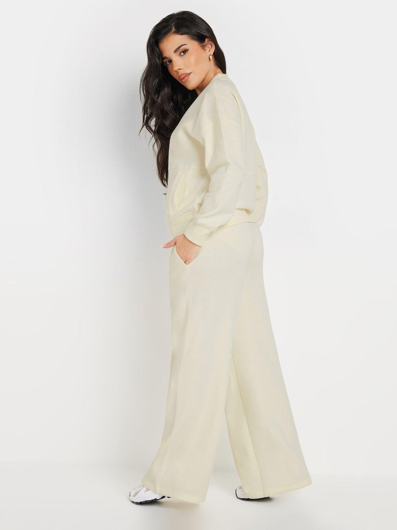 image of pixiegirl-petite-wide-leg-trouser-white