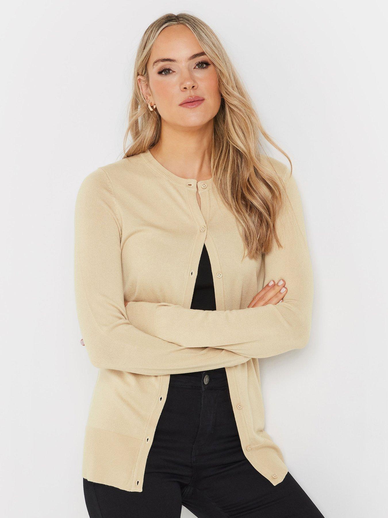 Image 1 of 4 of Long Tall Sally Sleeve Cardigan - Natural