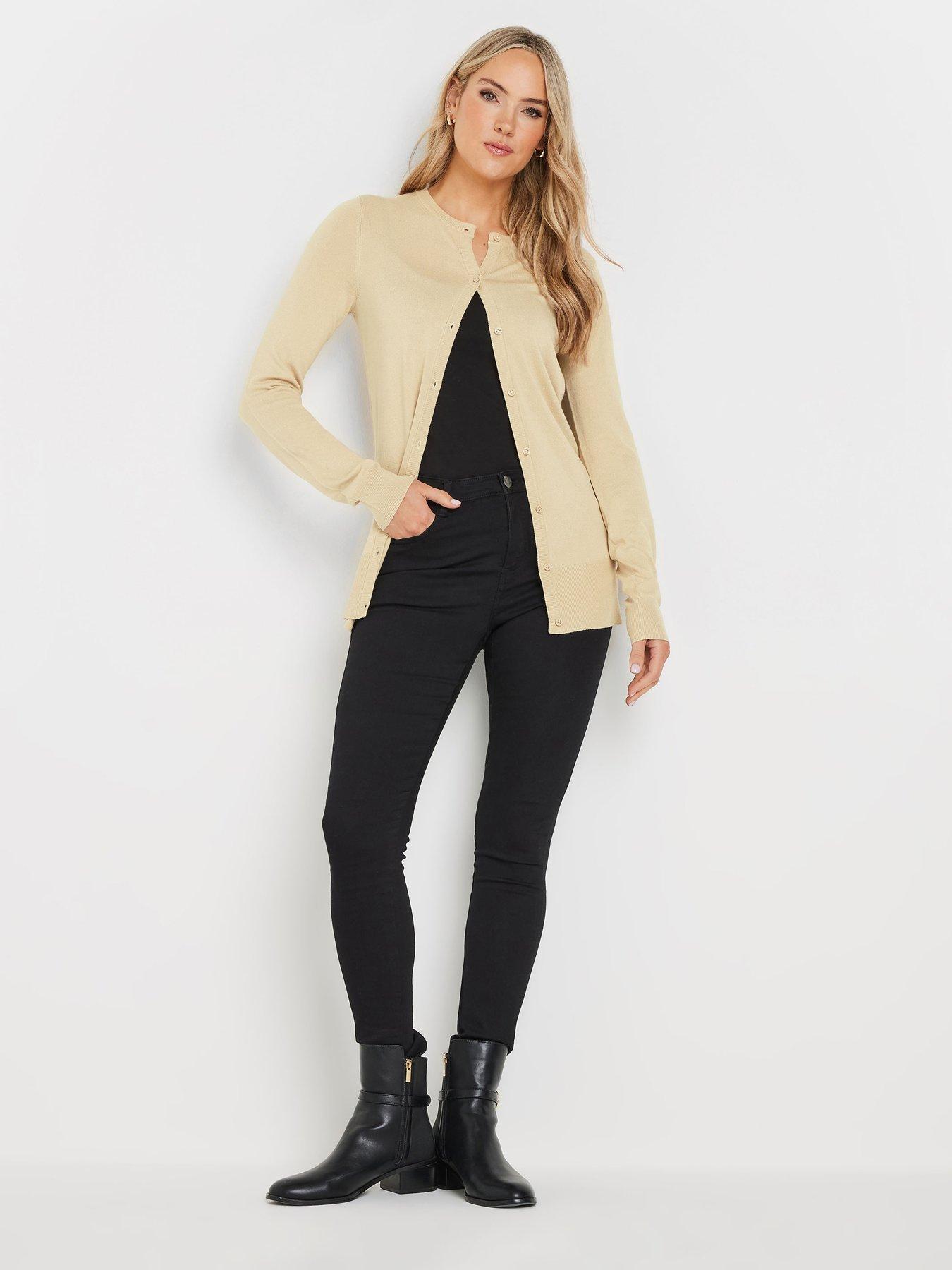 Image 3 of 4 of Long Tall Sally Sleeve Cardigan - Natural