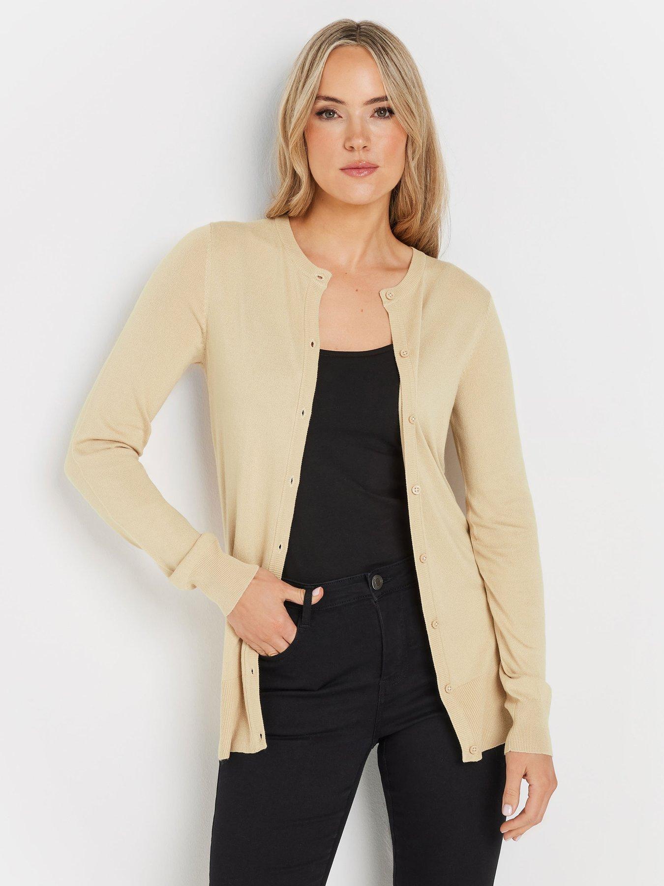 Image 4 of 4 of Long Tall Sally Sleeve Cardigan - Natural