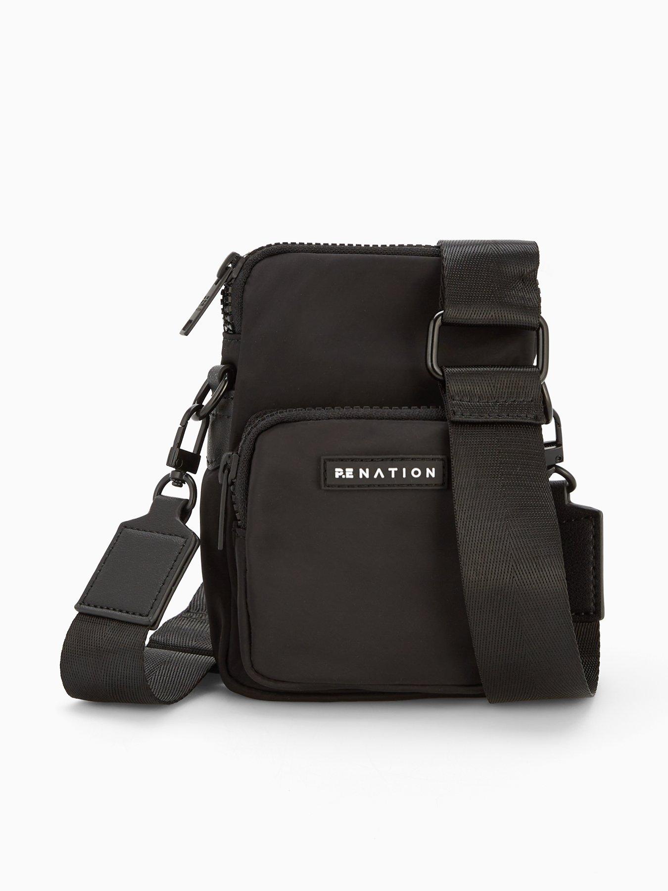 Image 1 of 4 of P.E Nation Womens Training Fundamental Cross Body Bag - Black
