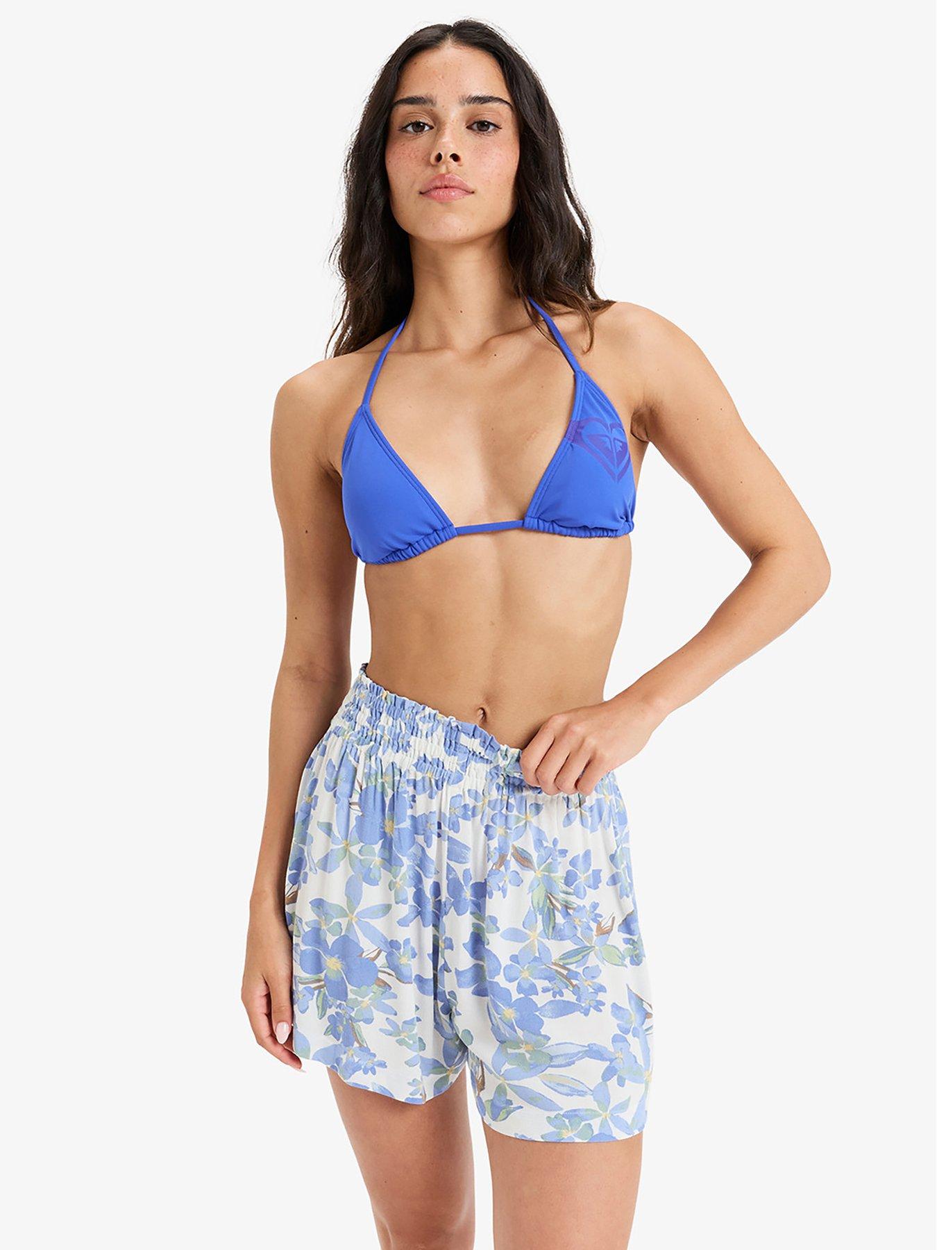 front image of roxy-womens-forever-and-a-day-short-elastic-waist-shorts-white