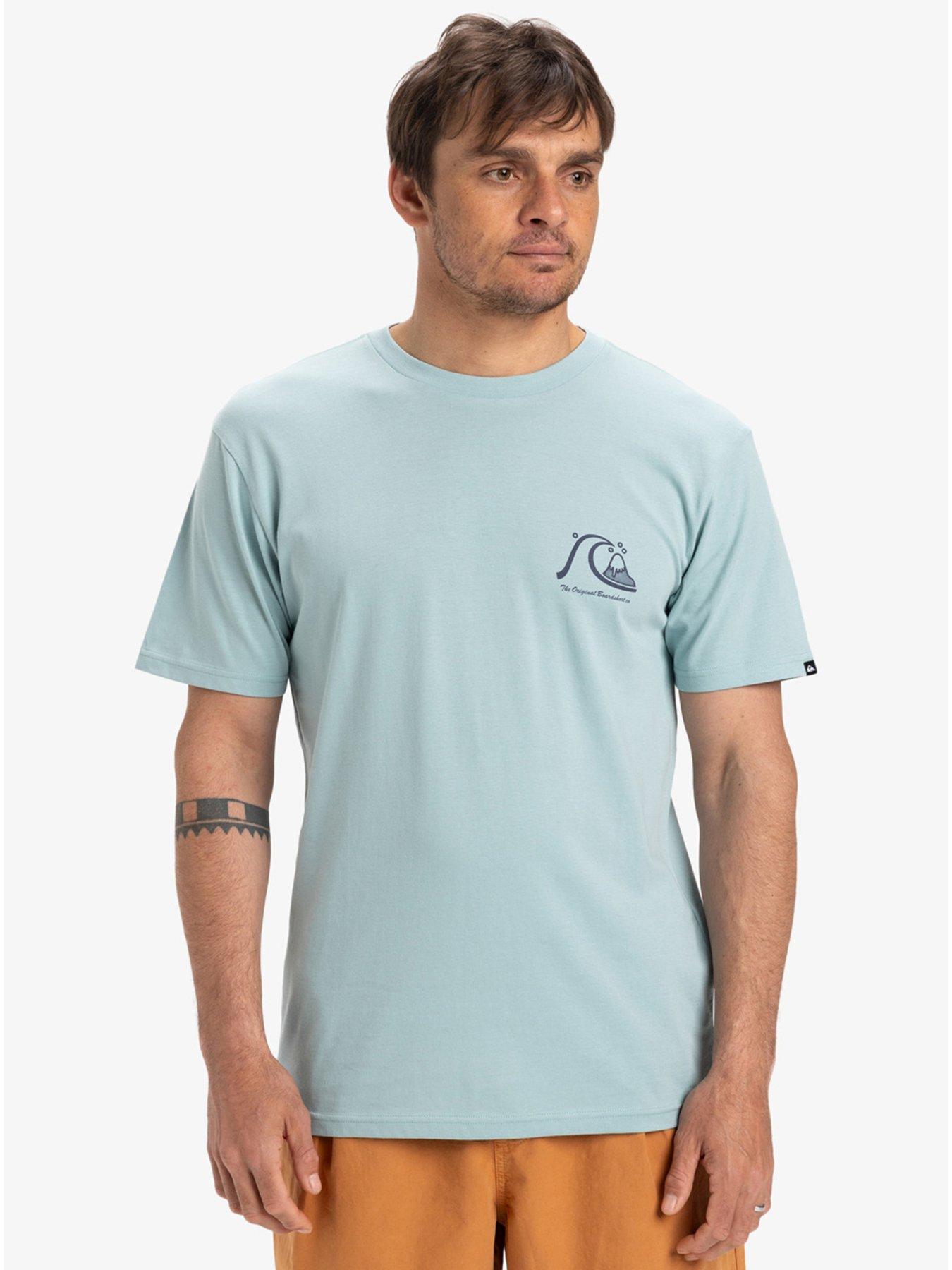 Quiksilver Mens Evo Original Bs Short Sleeve Tee - Blue