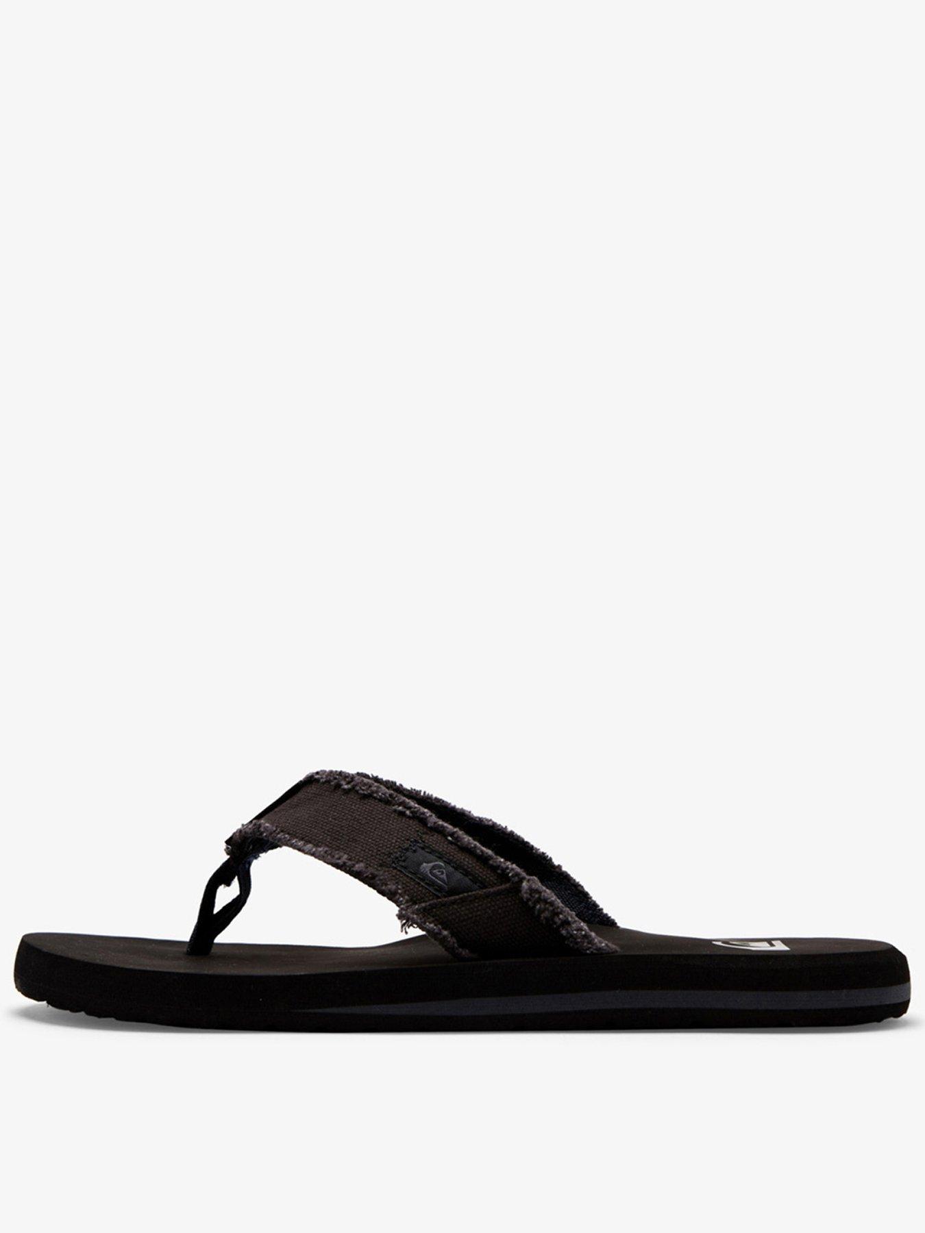 undefined Mens Monkey Abyss Flip Flops - Black - Green