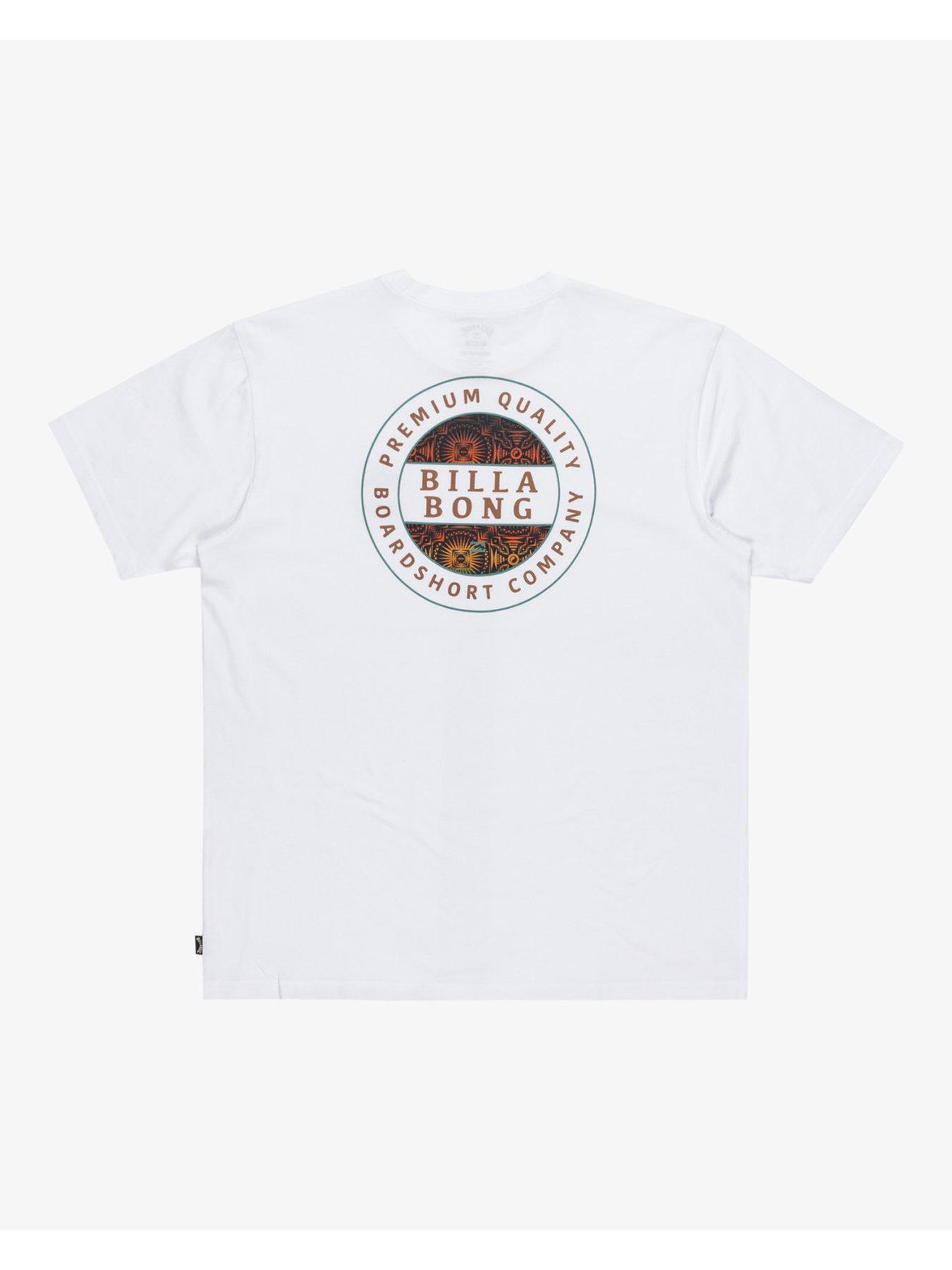 Image 6 of 6 of Billabong Mens Rotor Fill Short Sleeve Top - White