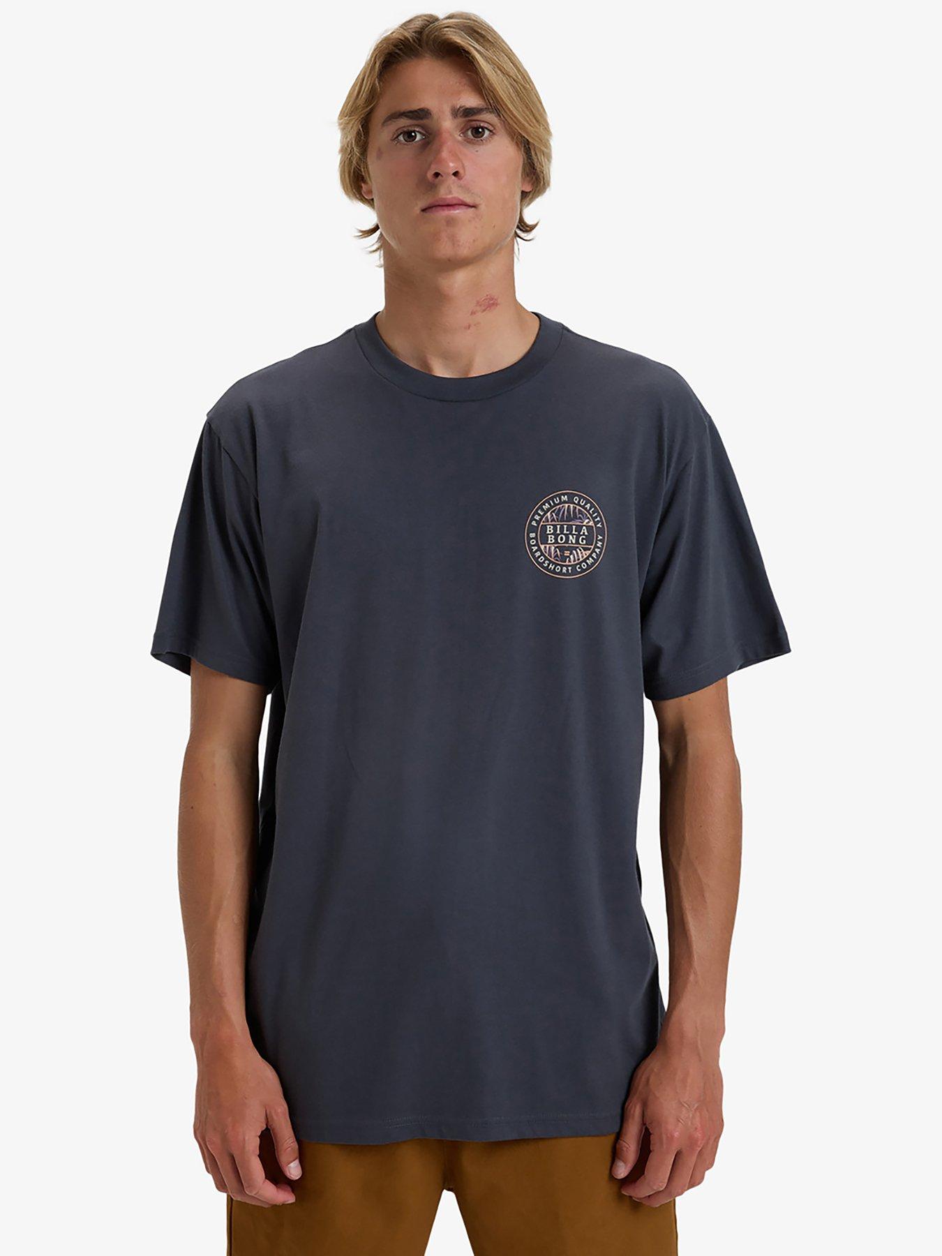 undefined Mens Rotor Fill Short Sleeve Tops - Black