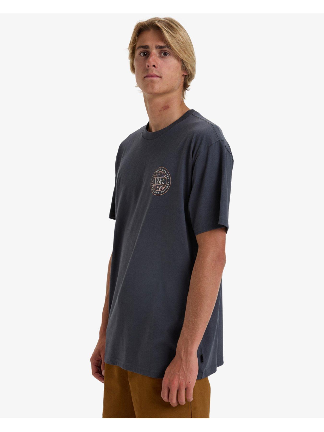 Image 3 of 6 of Billabong Mens Rotor Fill Short Sleeve Tee - Black