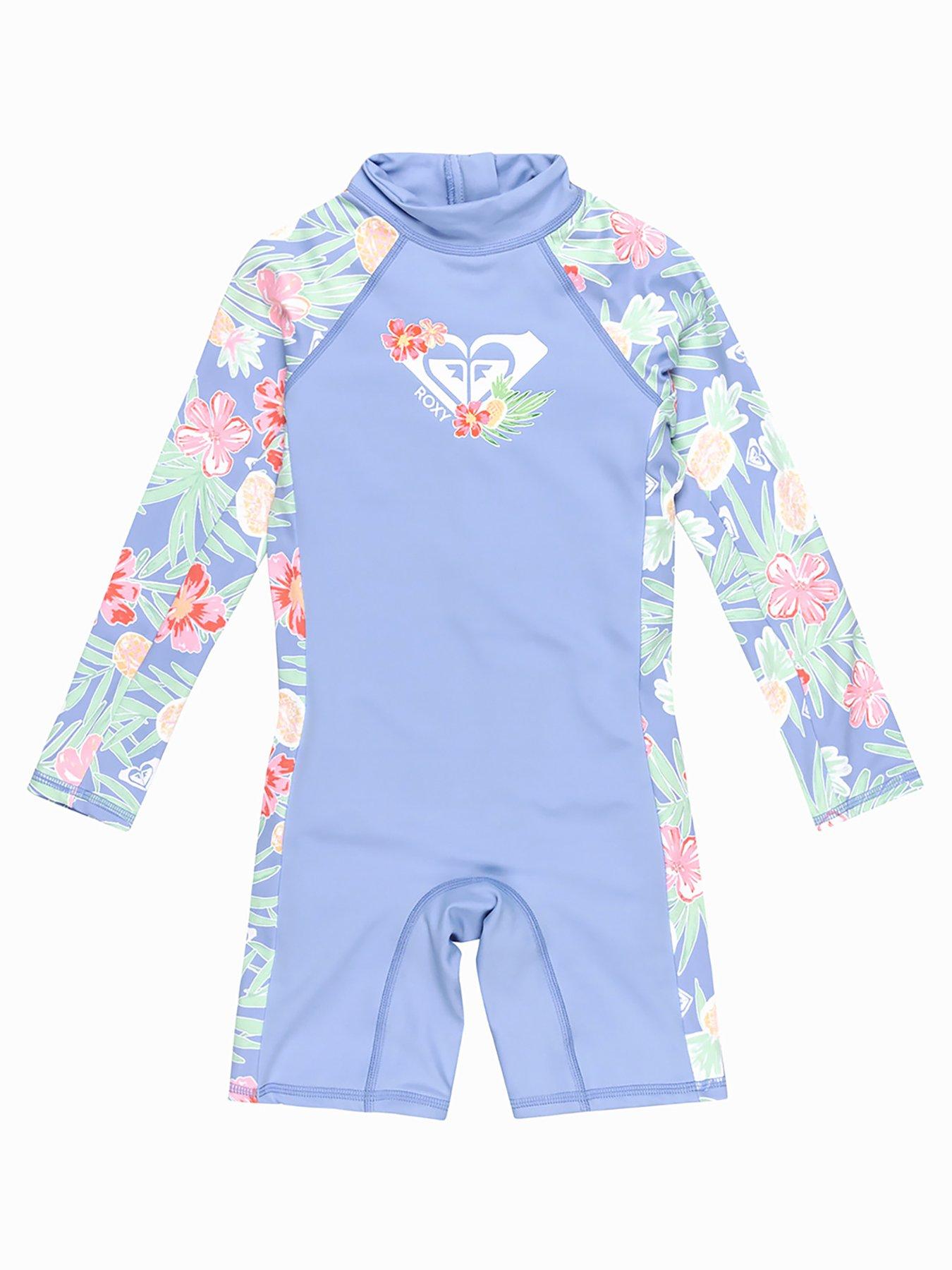 Image 1 of 2 of Roxy Long Sleeves One Piece Rashguard - Purple