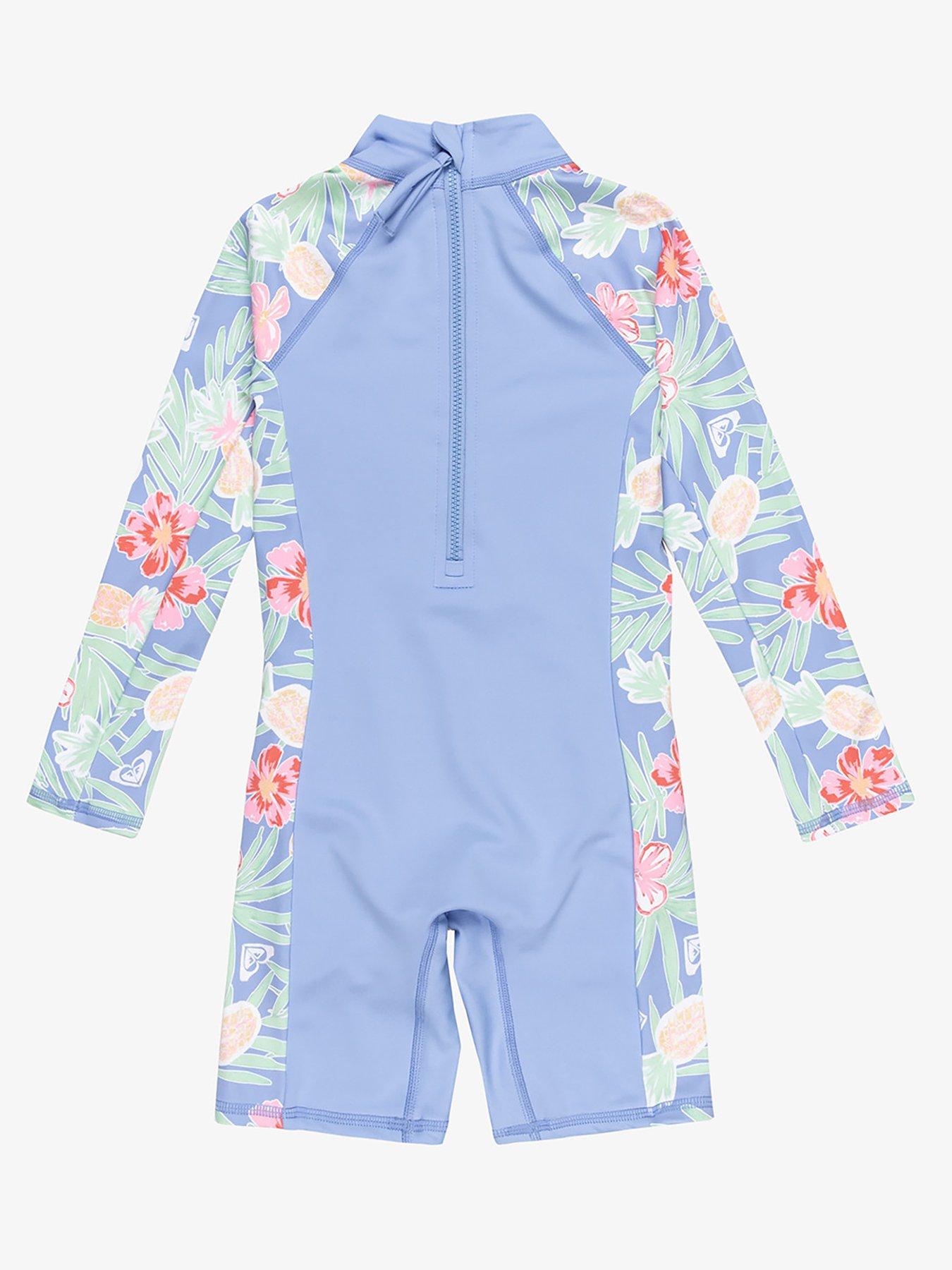 Image 2 of 2 of Roxy Long Sleeves One Piece Rashguard - Purple