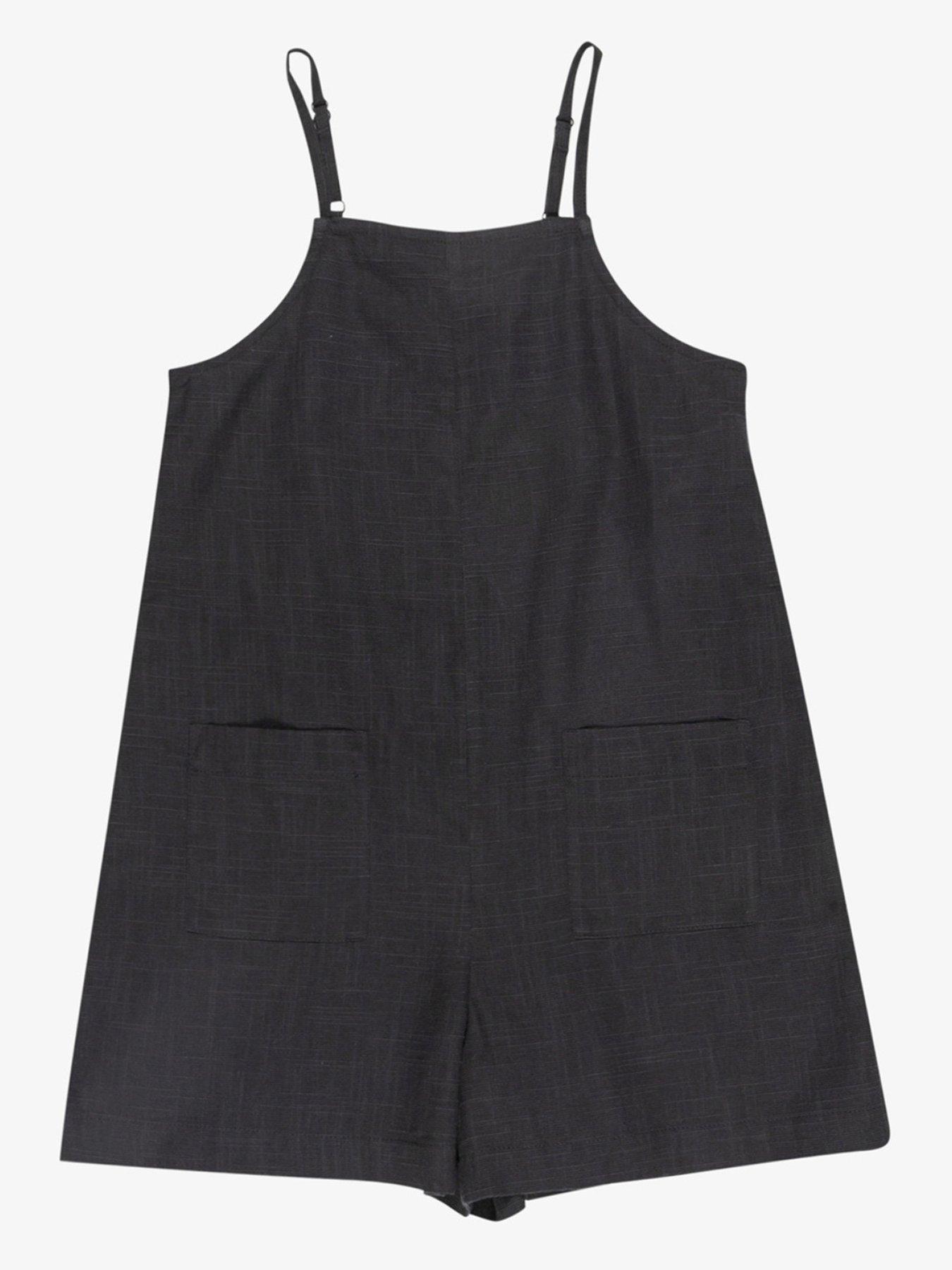 Image 1 of 3 of Roxy Girls Lavender Haze Girl Playsuit All-In-One - Black